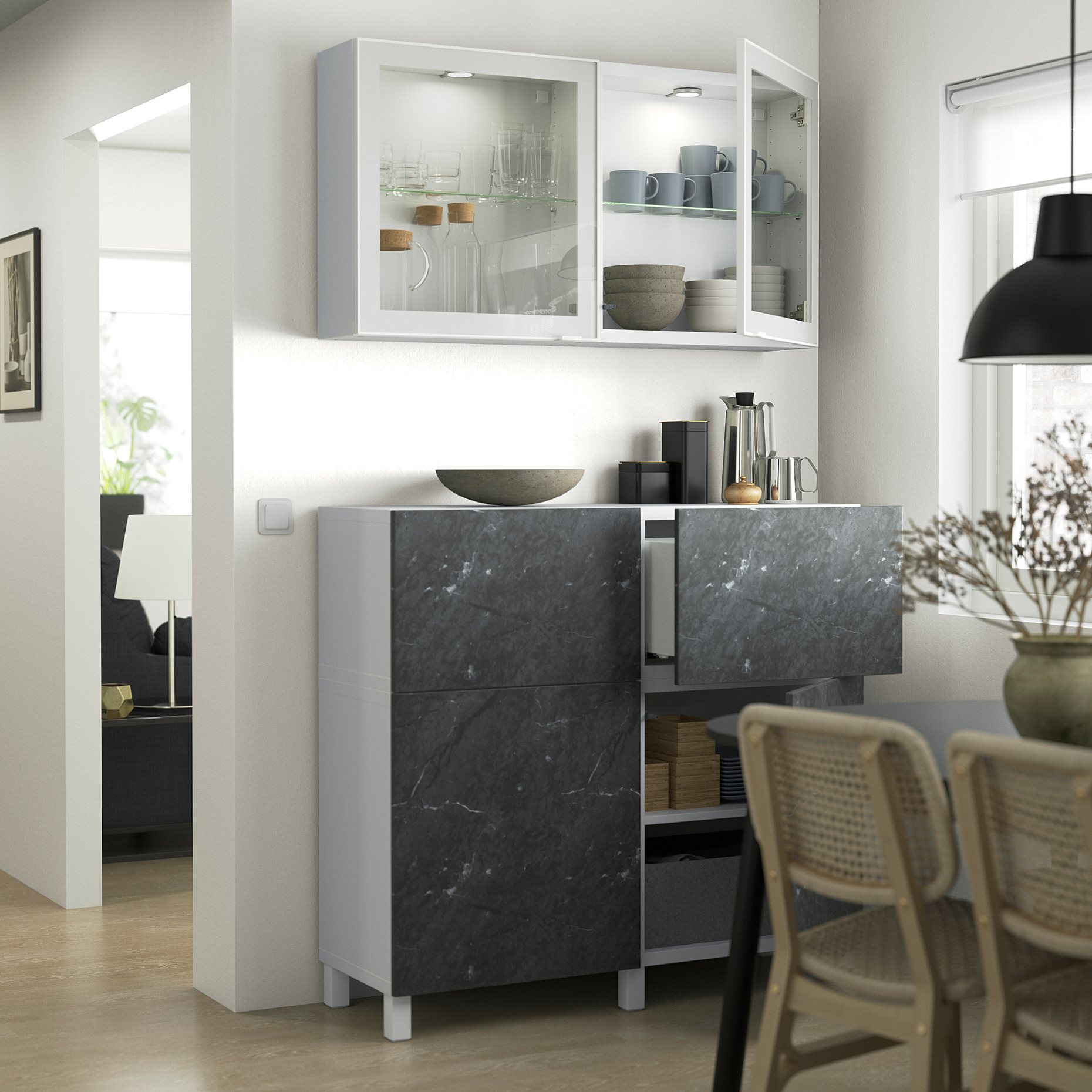 BERGSVIKEN, door/drawer front, 60x38 cm, 204.909.36