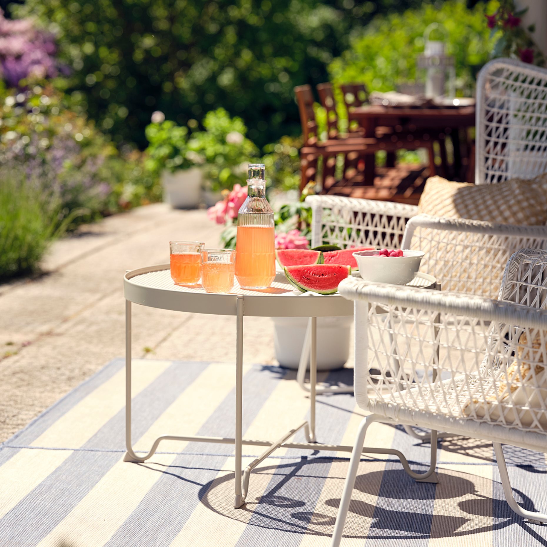 VRENSTED, rug flatwoven in/outdoor, 133x195 cm, 204.951.99