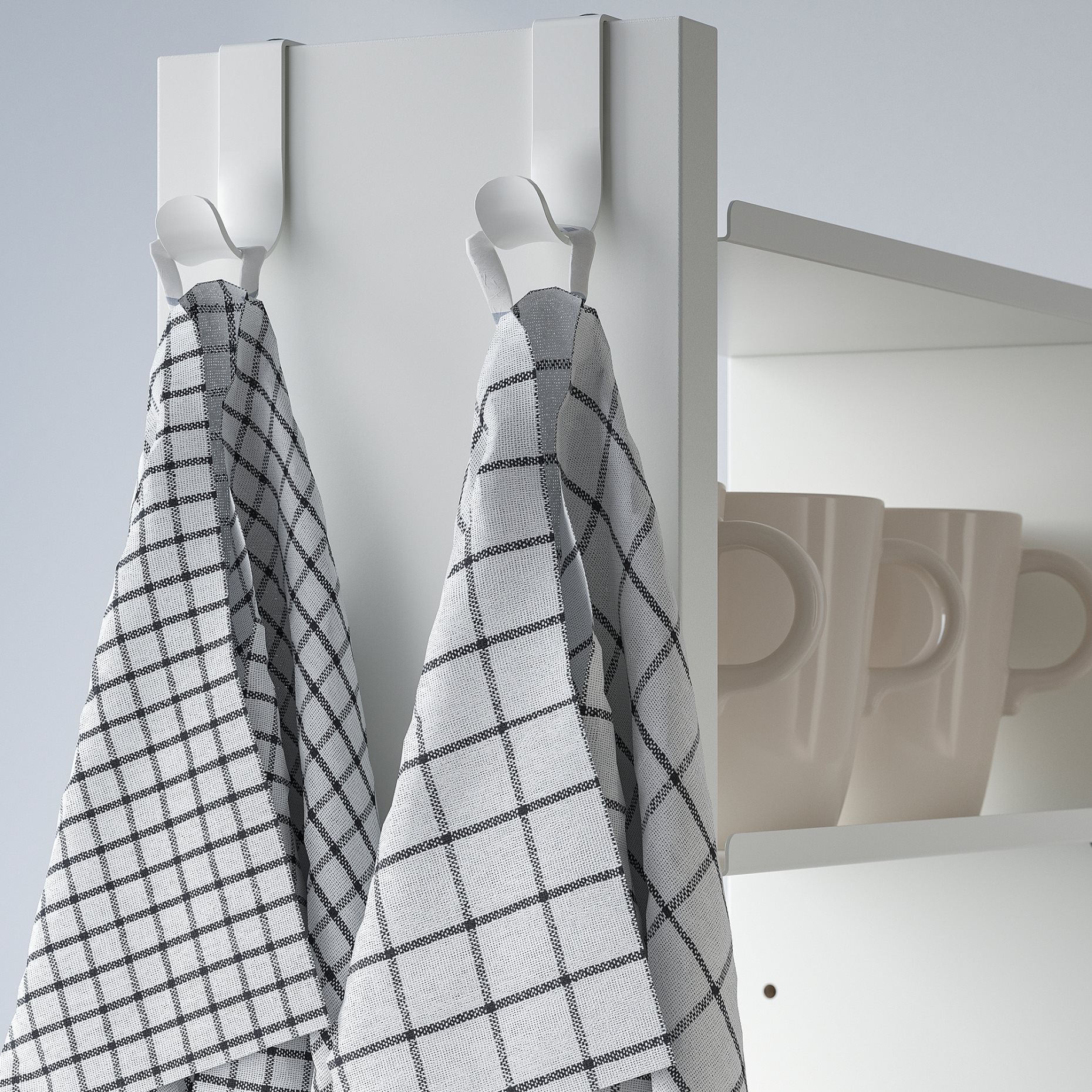 NORBERG, wall-mounted drop-leaf table with storage, 64x60 cm, 204.979.28