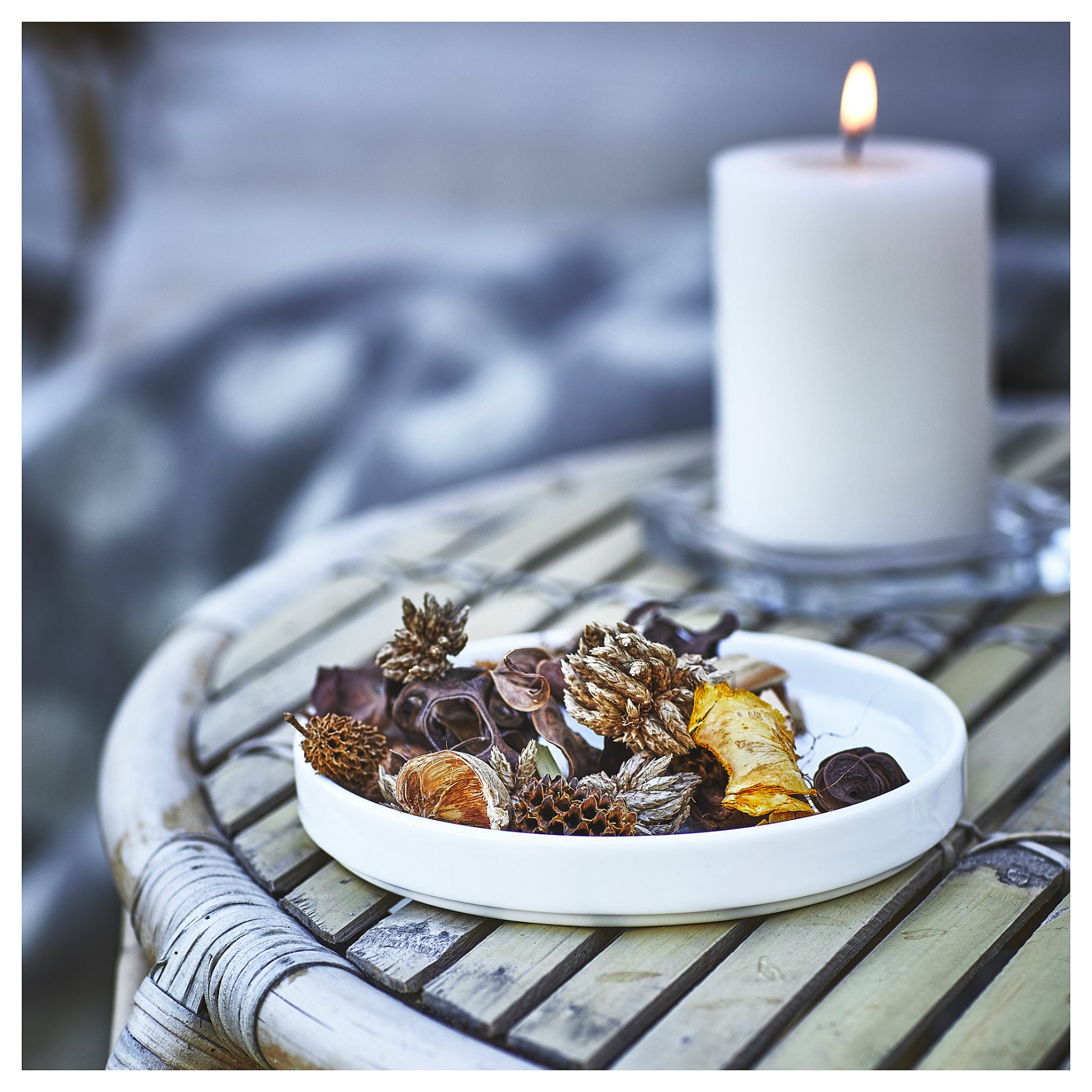 JÄMLIK, αρωματικό ποτ πουρί/βανίλια, 90 g, 205.027.41