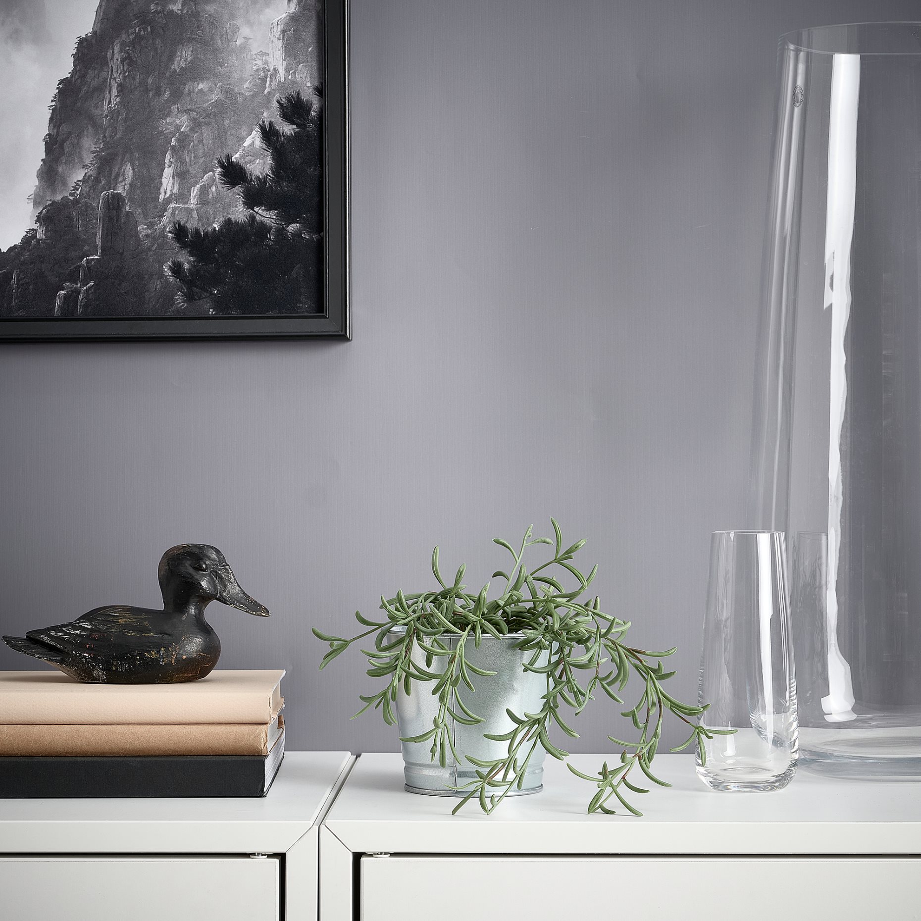 FEJKA, τεχνητό φυτό σε γλάστρα εσωτ./εξωτ. χώρου/παχύφυτο κρεμαστό, 9 cm, 205.084.08