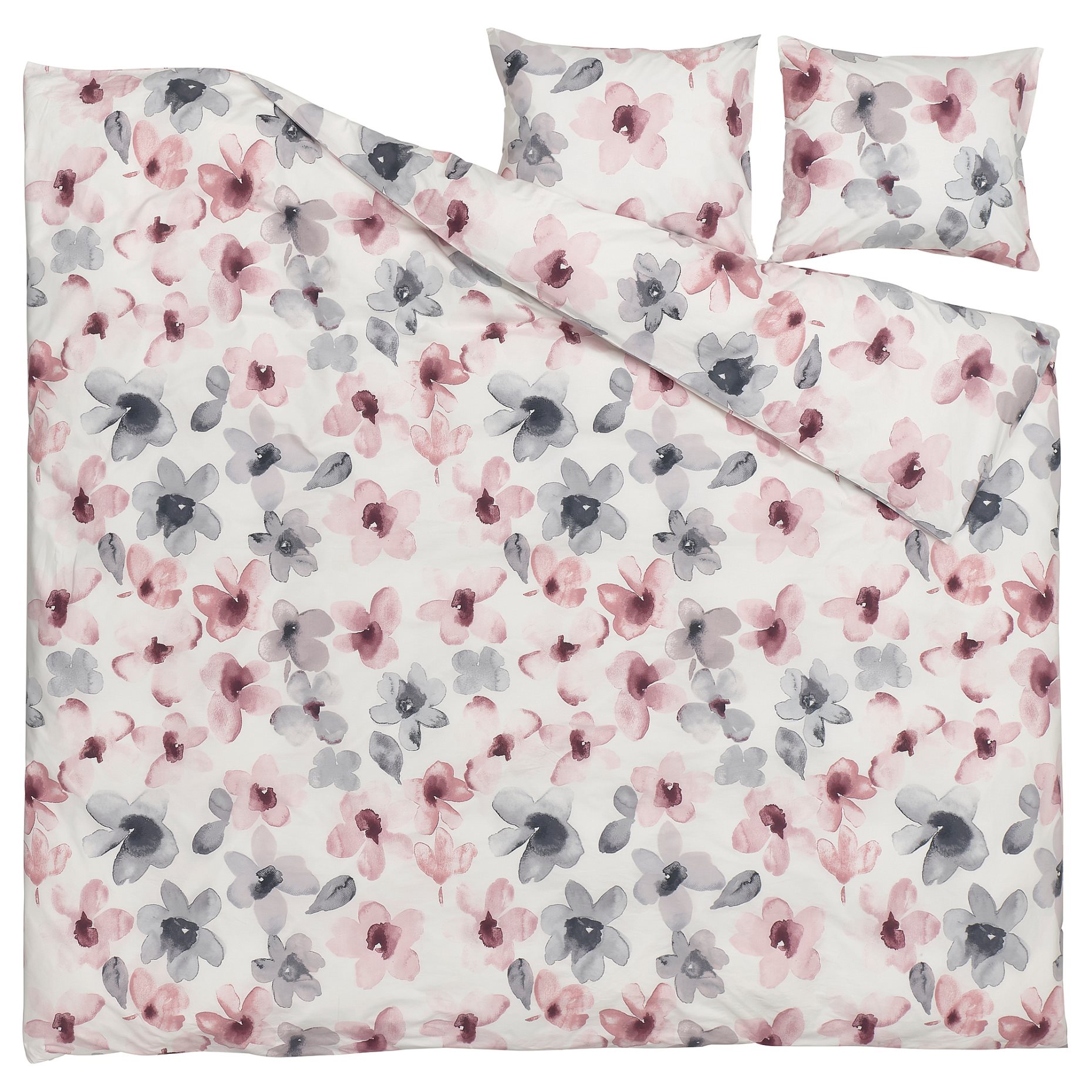 LAPPNYCKLAR, duvet cover and 2 pillowcases, 240x220/50x60 cm, 205.138.05