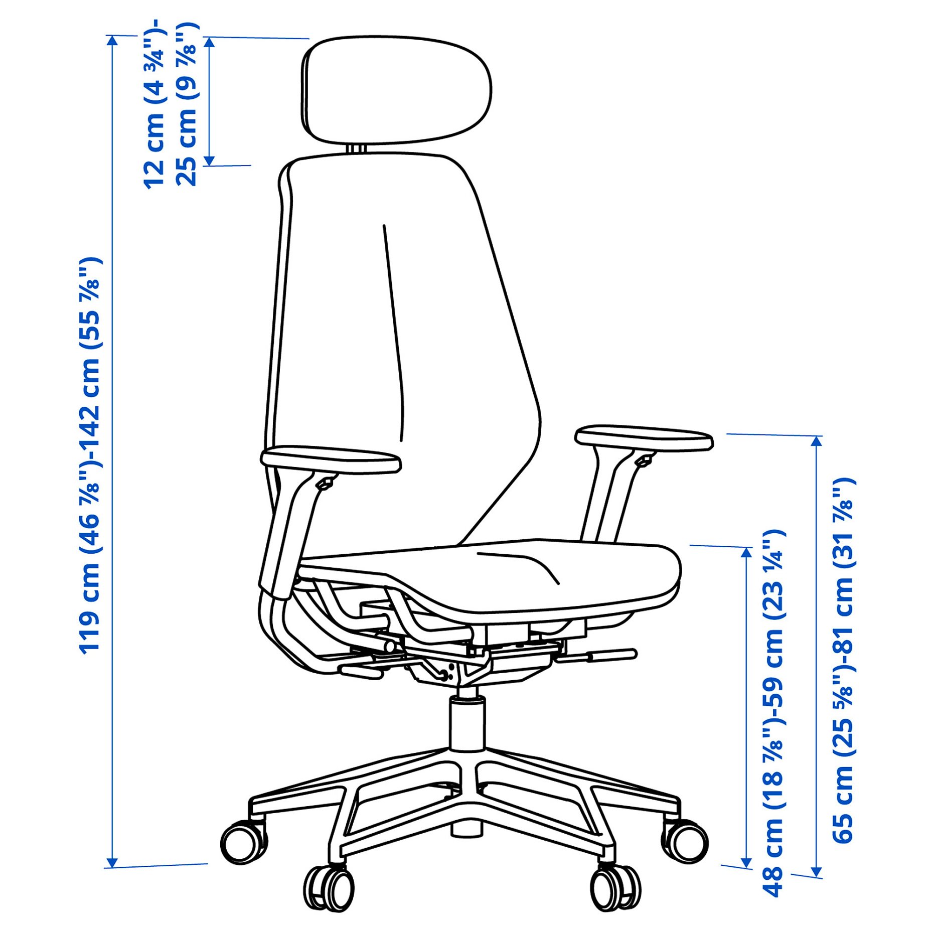 STYRSPEL, gaming chair, 205.220.32