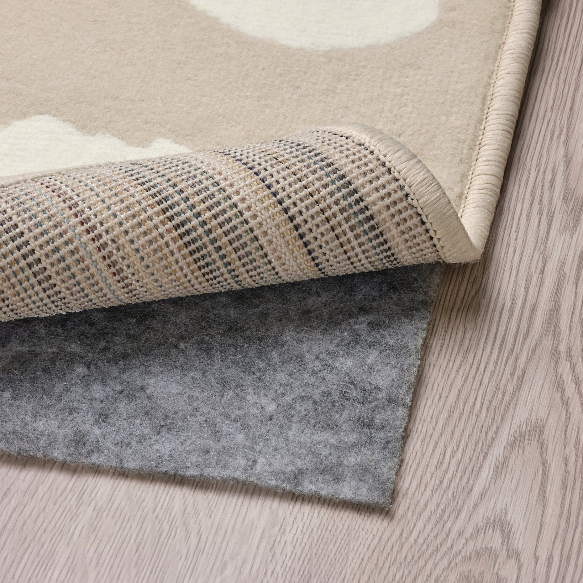 BOGENSE, rug low pile, 133x195 cm, 205.270.58