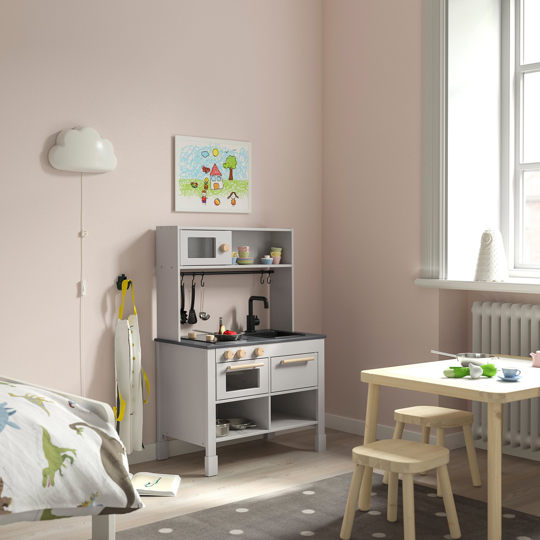 SILLTRUT, kitchen for children, 68x40x100 cm, 205.444.92