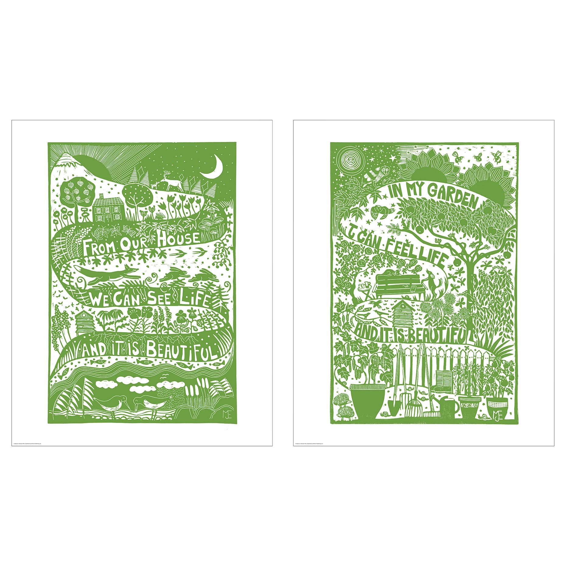 BILD, poster/life is beautiful/2 pack, 40x50 cm, 205.680.44