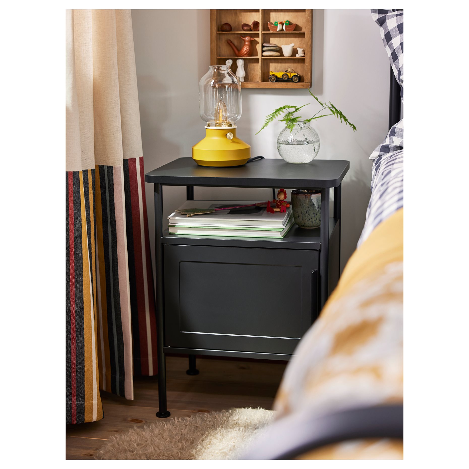 GRÅFJÄLLET, bedside table, 45x36x59 cm, 205.702.21