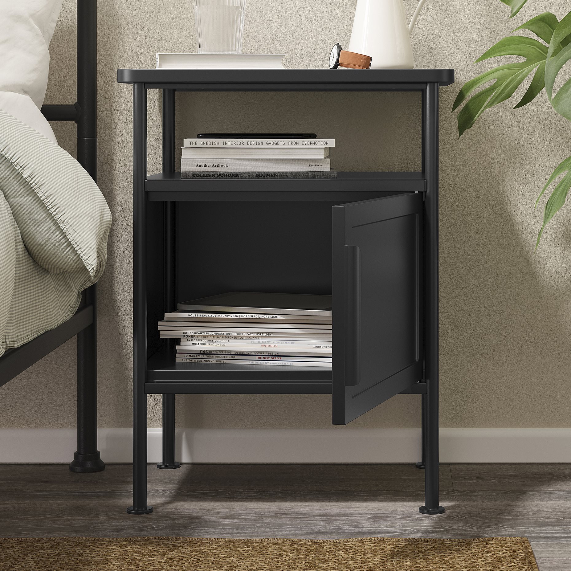 GRÅFJÄLLET, bedside table, 45x36x59 cm, 205.702.21