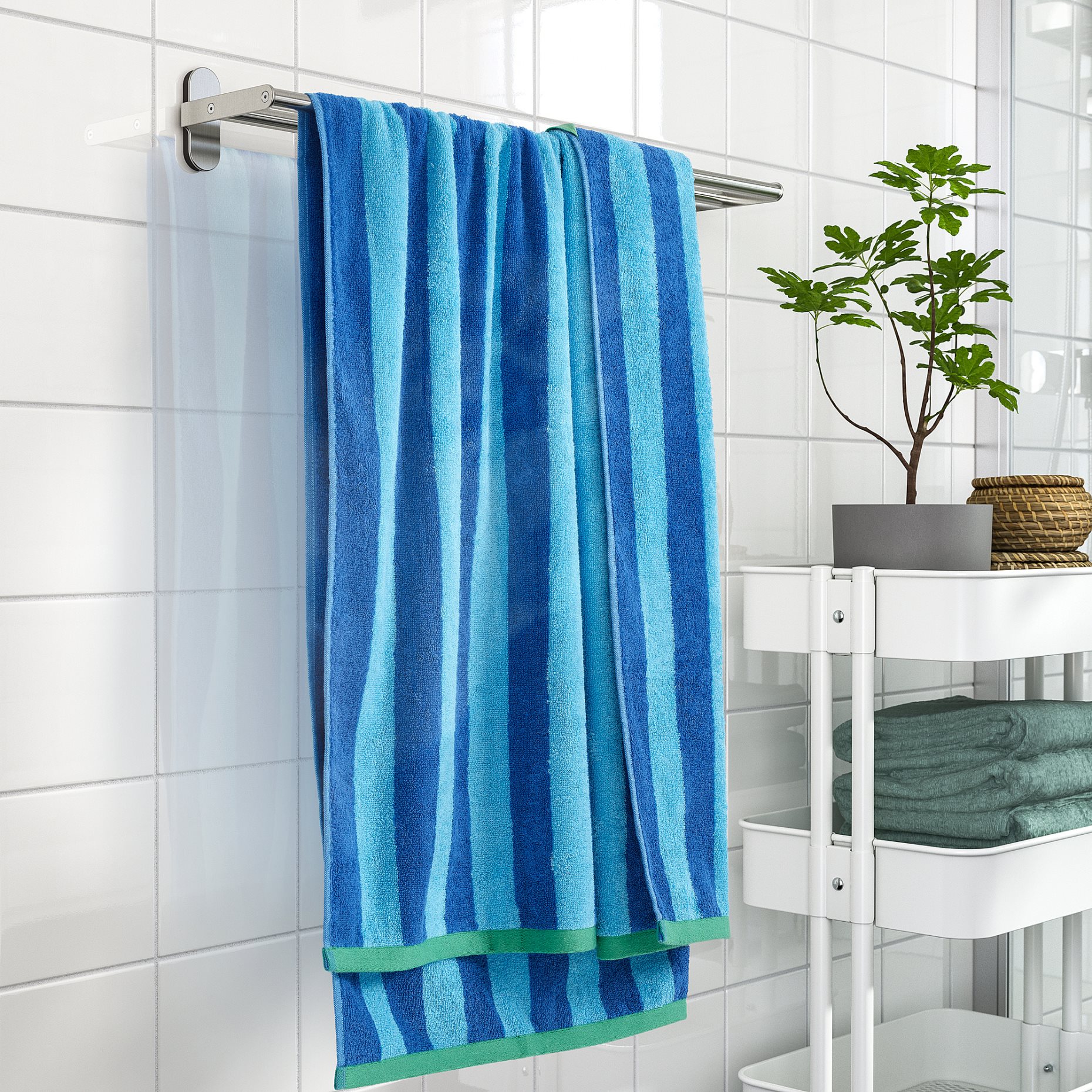 SLANHOSTMAL, bath sheet, 100x150 cm, 205.760.39