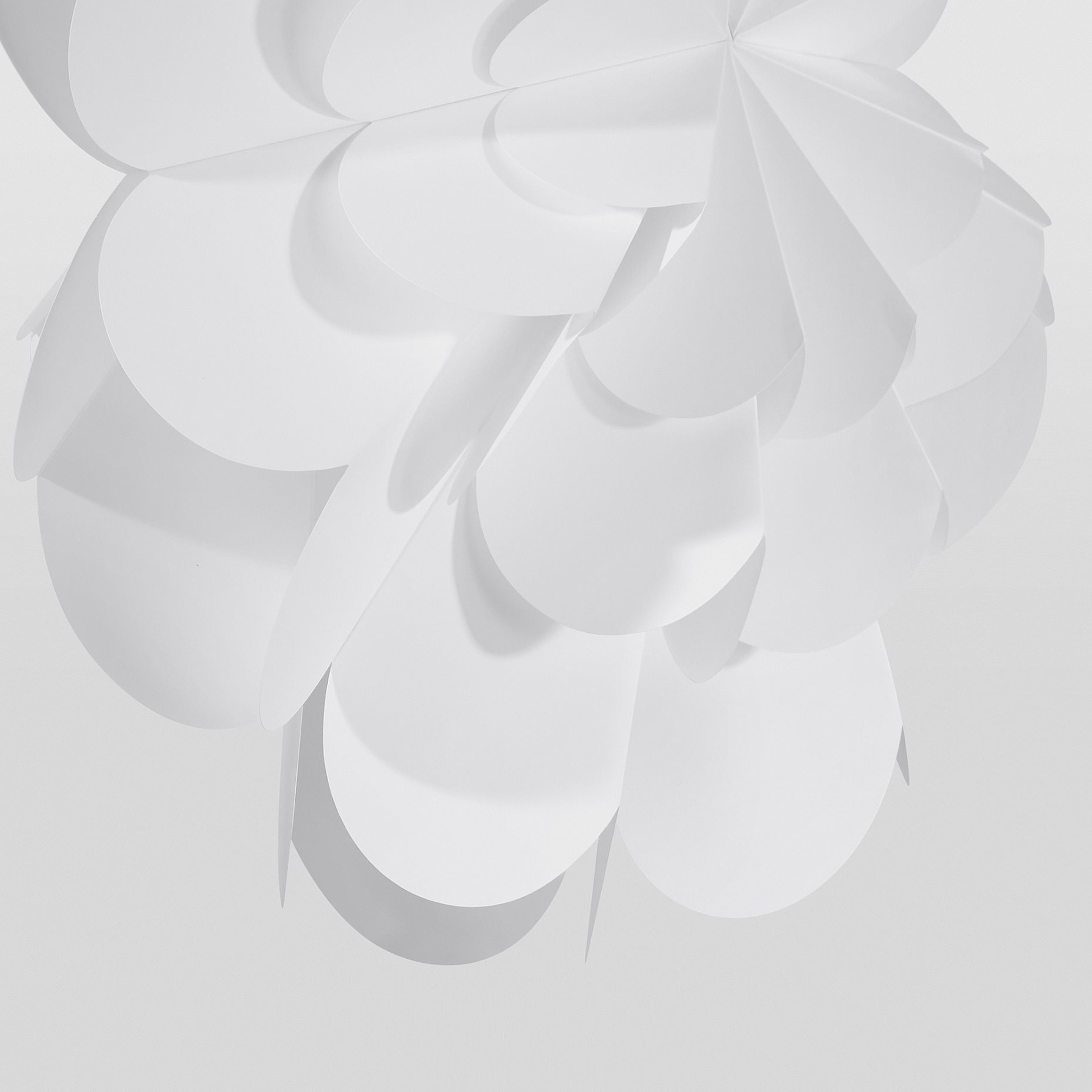 STRÅLA, καπέλο φωτιστικού/3D λουλούδι, 55 cm, 205.824.79