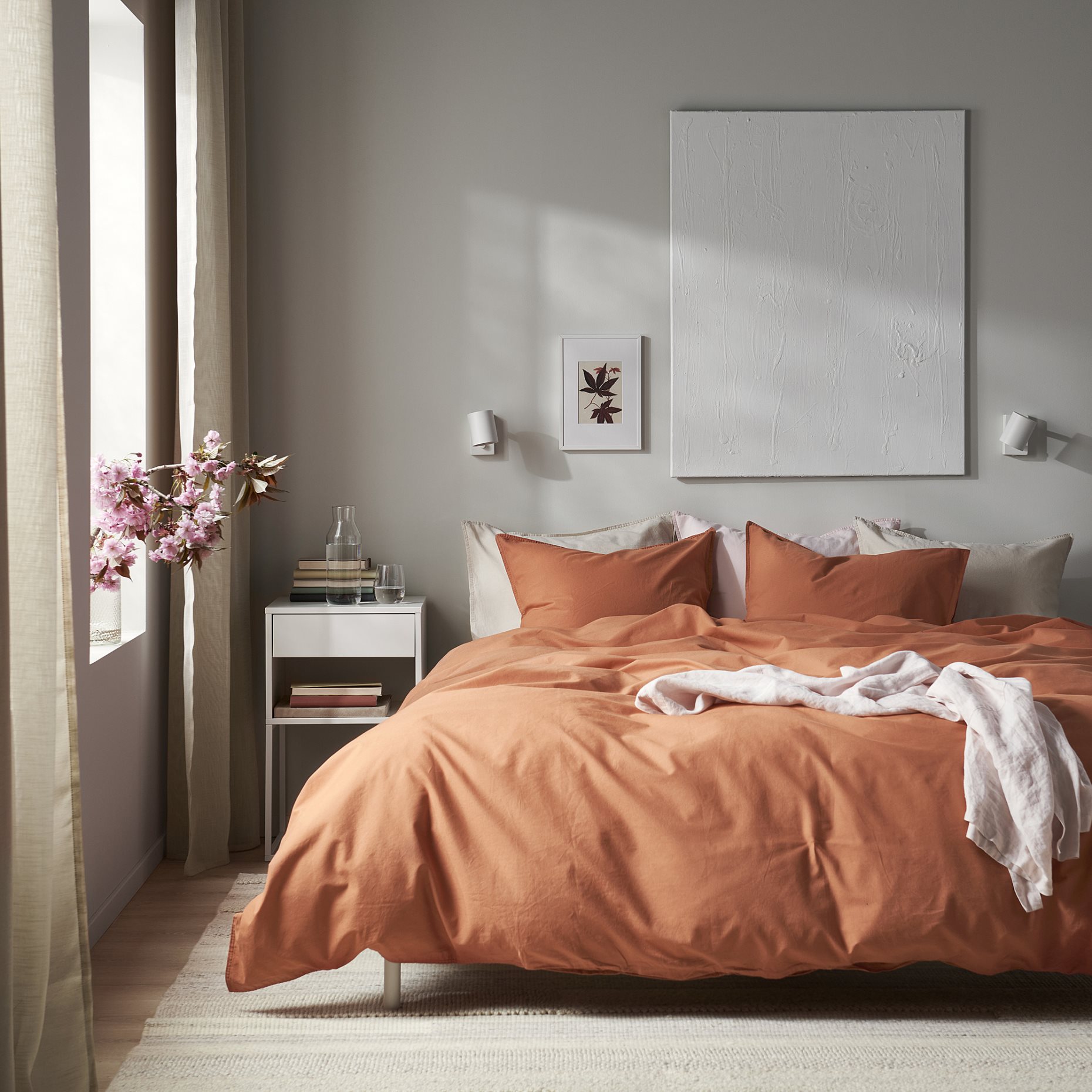 ÄNGSLILJA, duvet cover and 2 pillowcases, 240x220/50x60 cm, 205.851.33