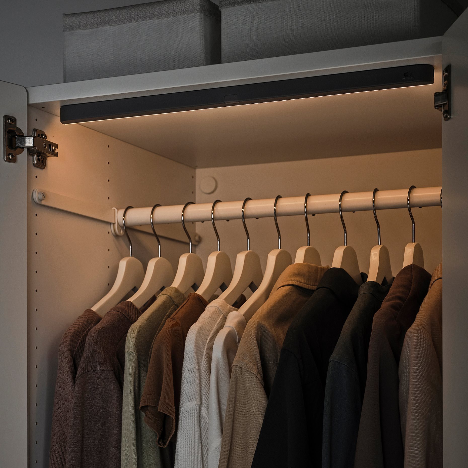 KOLVATTEN, lighting with built-in LED light source with sensor/battery-operated, 50 cm, 205.941.75