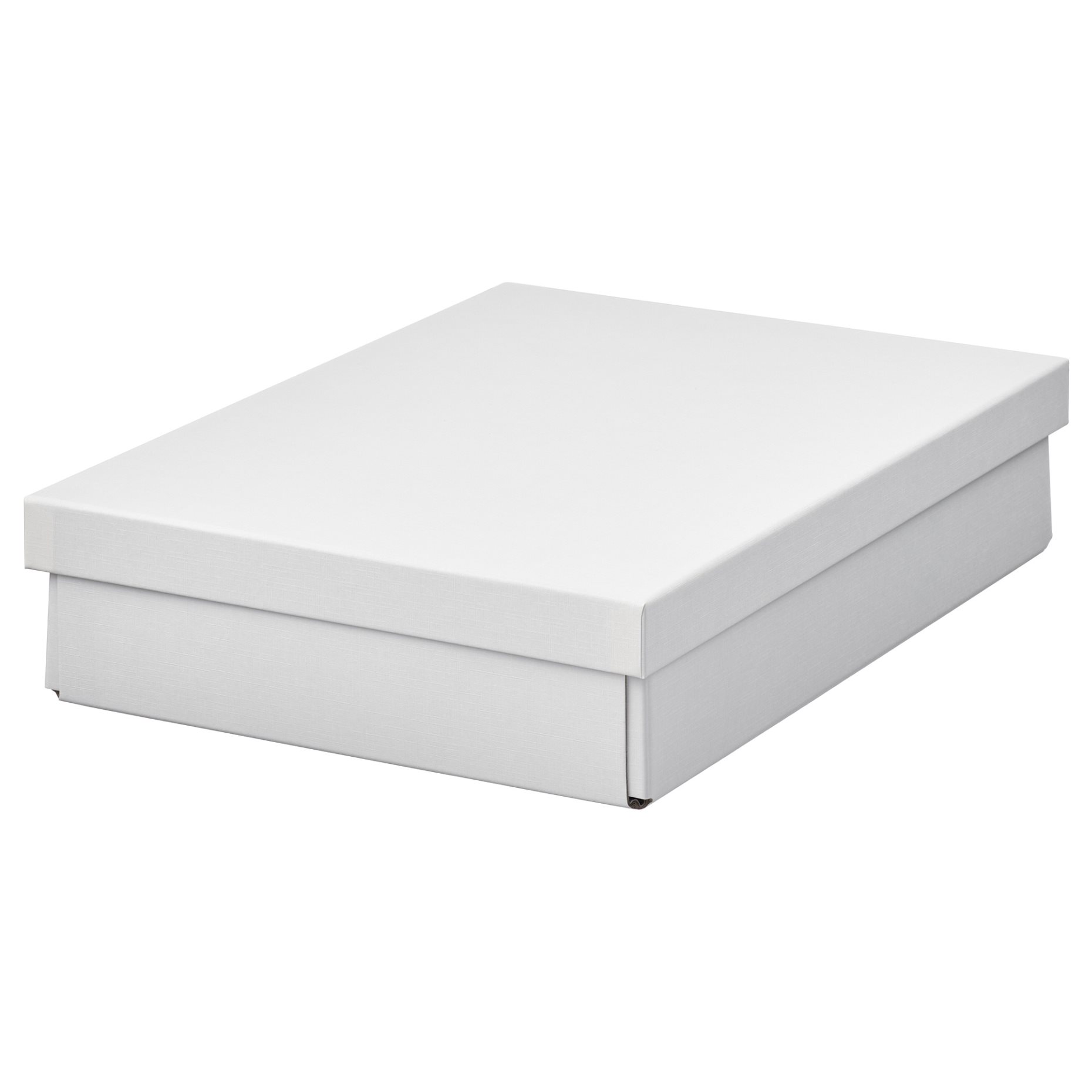 FJÄDERHARV, storage box with lid, 25x35x8 cm, 205.968.91