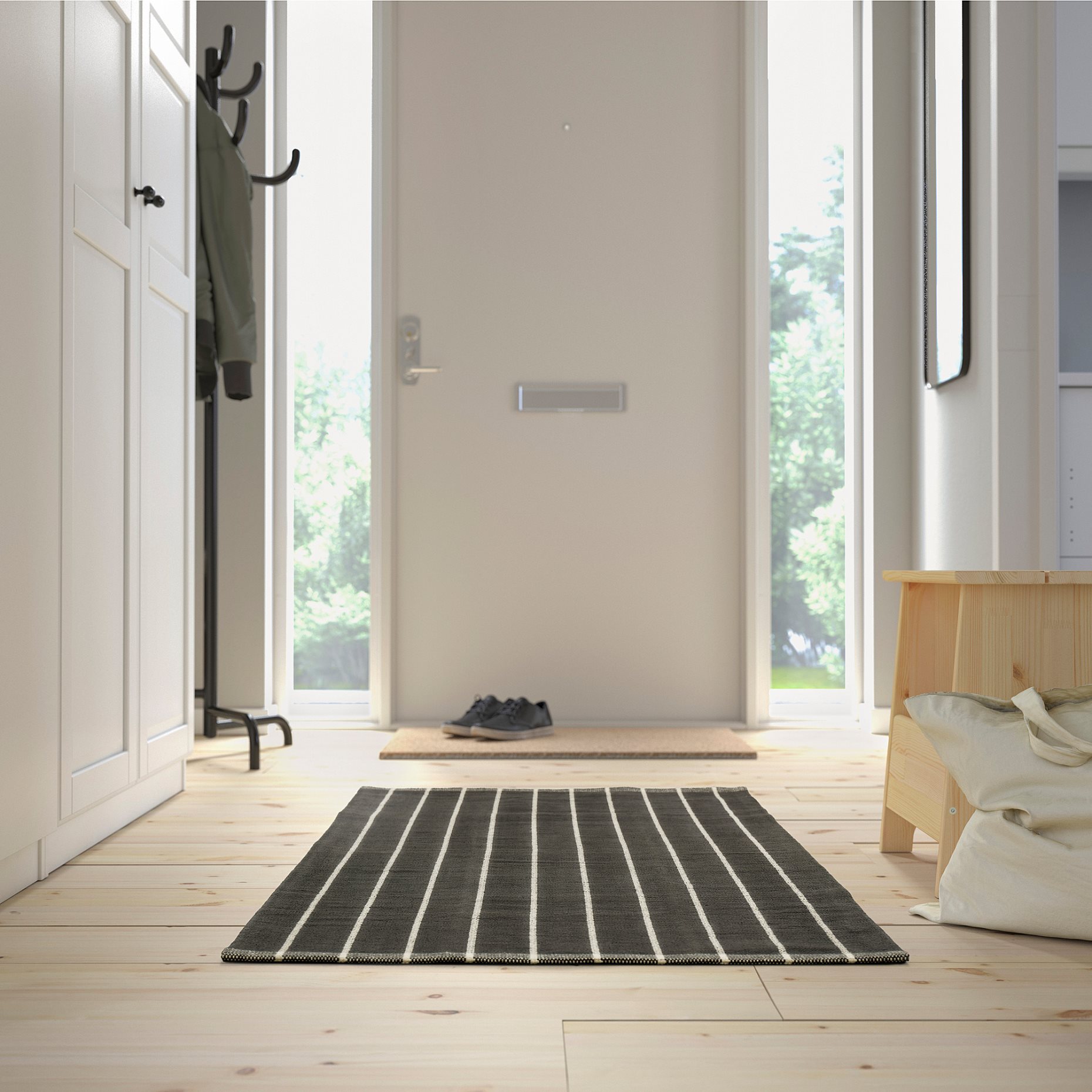RIDSTIG, rug flatwoven, 80x180 cm, 206.009.68