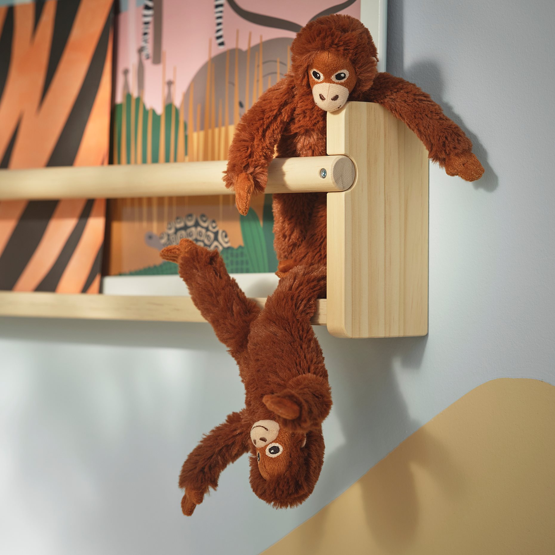 DJUNGELSKOG, soft toy/mini/orangutan, 20 cm, 206.061.02