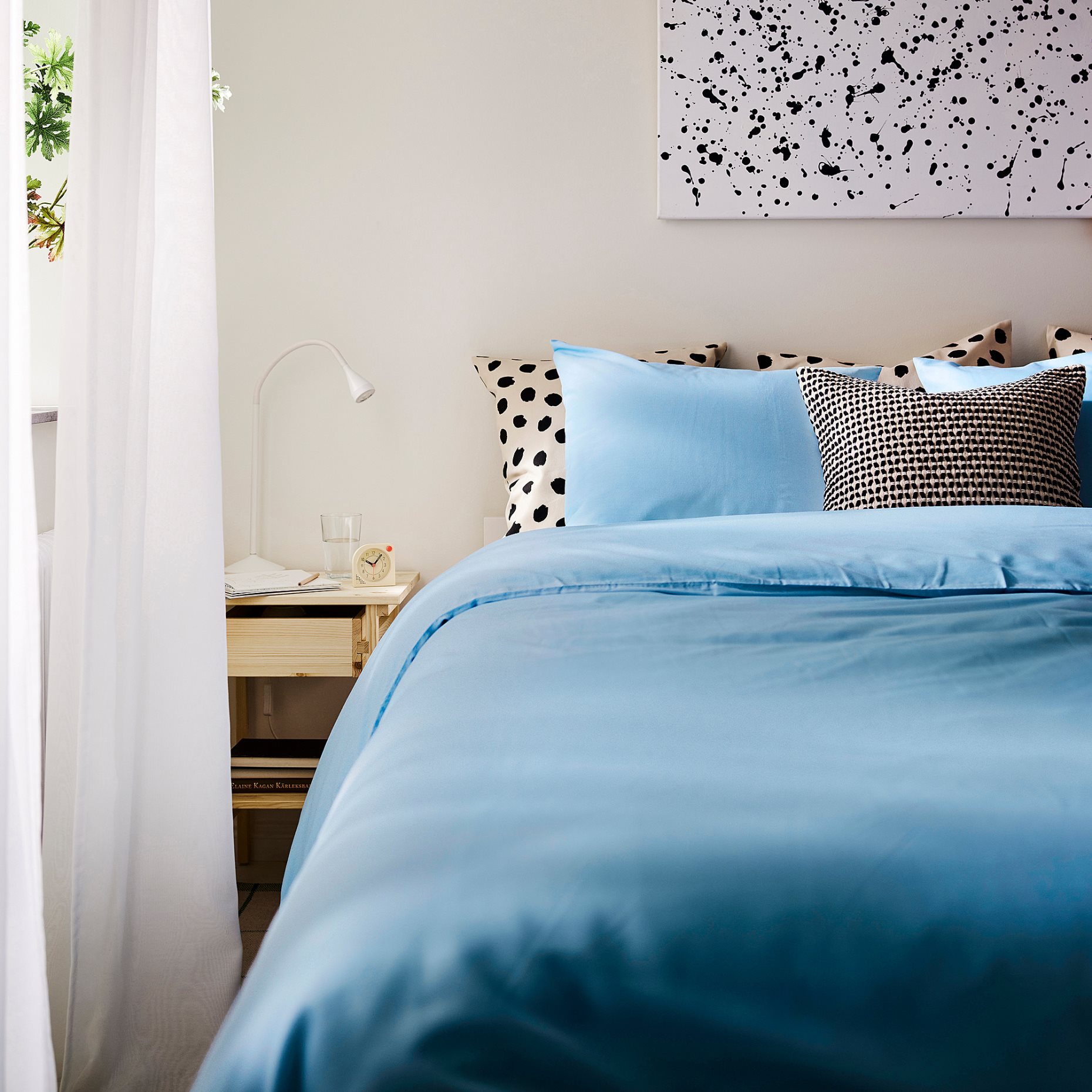 PILTANDVINGE, duvet cover and 2 pillowcases, 240x220/50x60 cm, 206.237.62