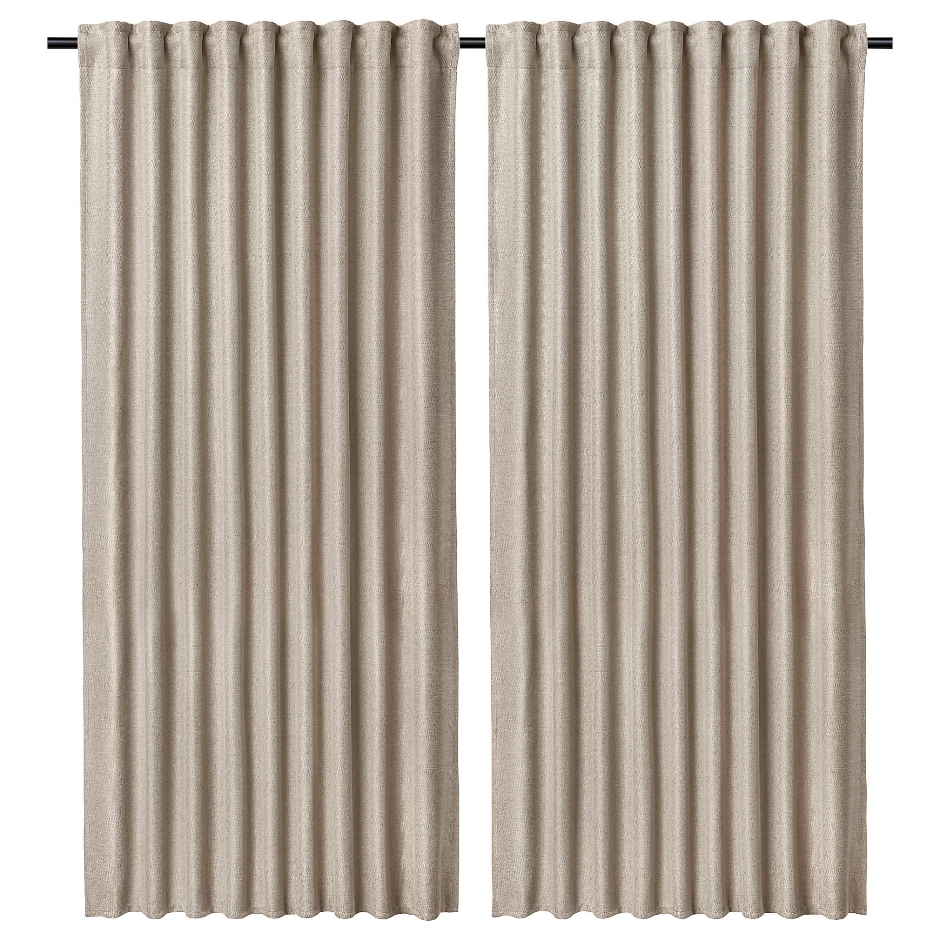 ANNAKAJSA, room darkening curtains with heading tape/1 pair, 145x280 cm, 206.364.01
