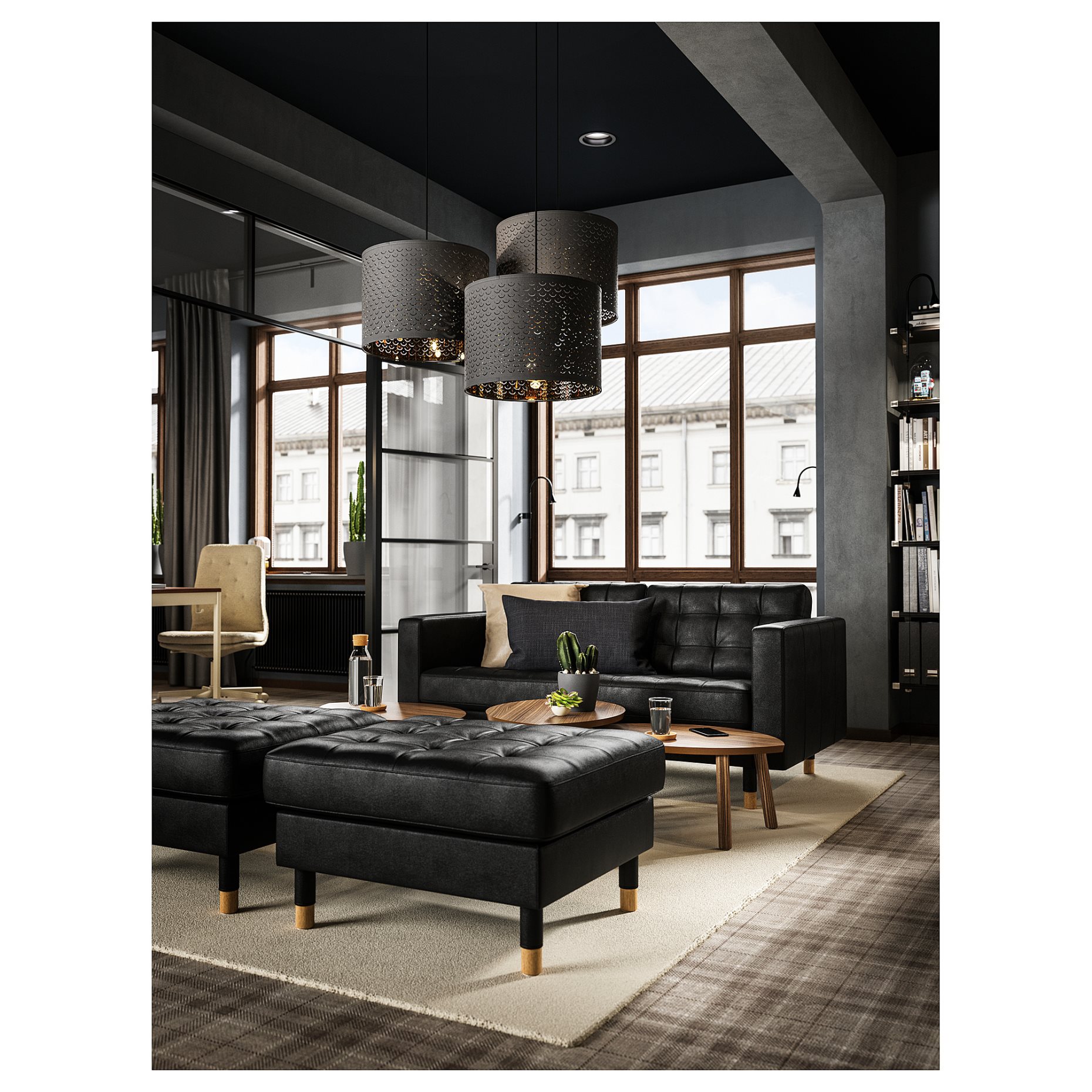 LANDSKRONA, two-seat sofa, 290.317.46