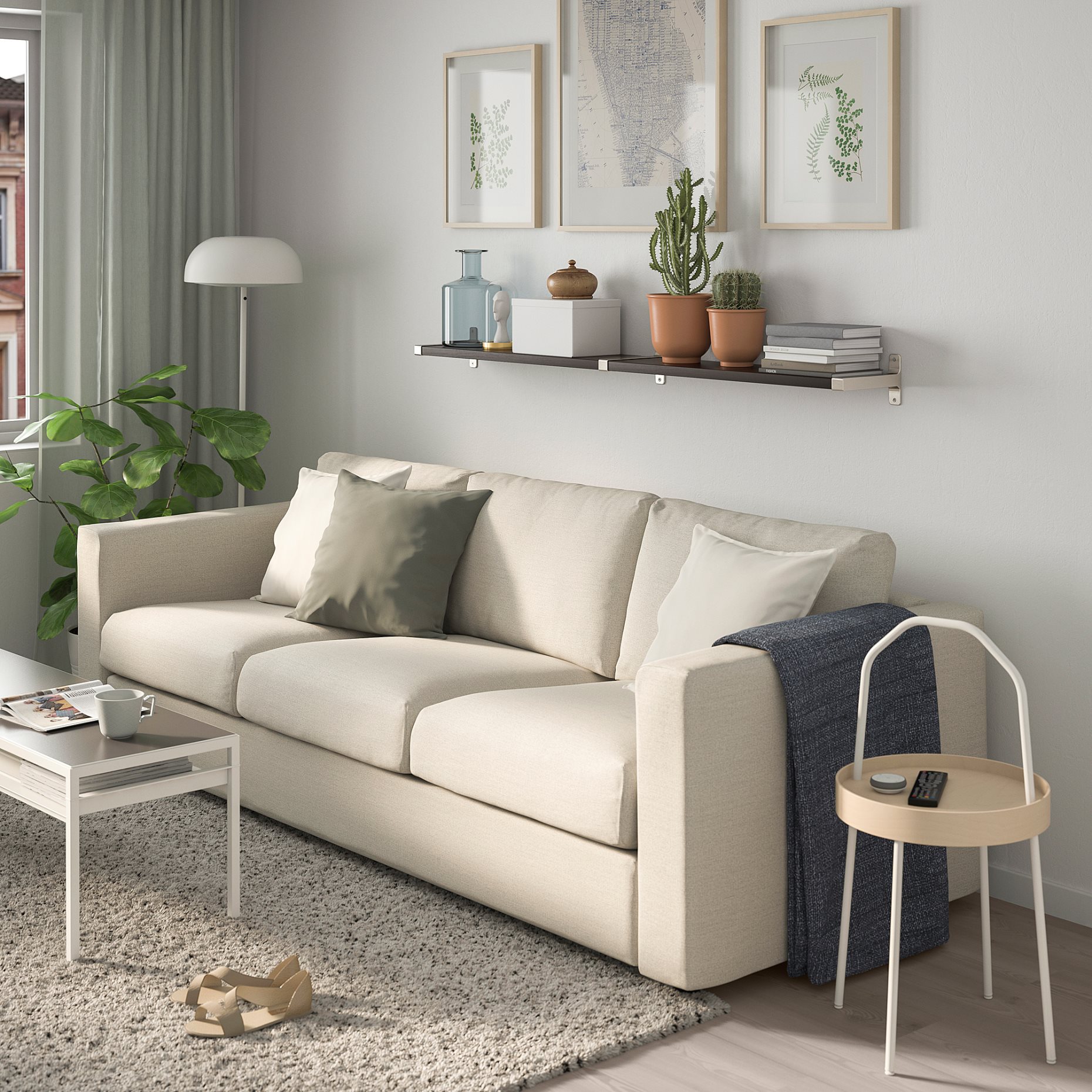 BERGSHULT/GRANHULT, wall shelf, 160x20 cm, 292.909.28