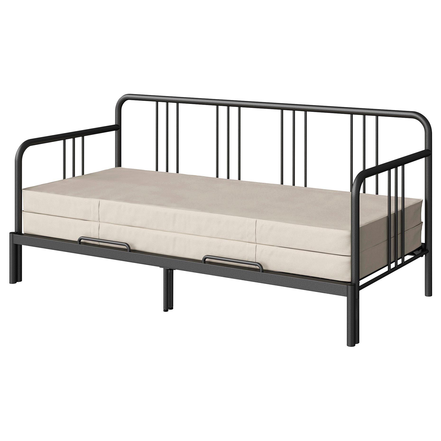 FYRESDAL, κρεβάτι επισκέπτη day bed με 2 στρώματα, 80x200 cm, 293.909.61