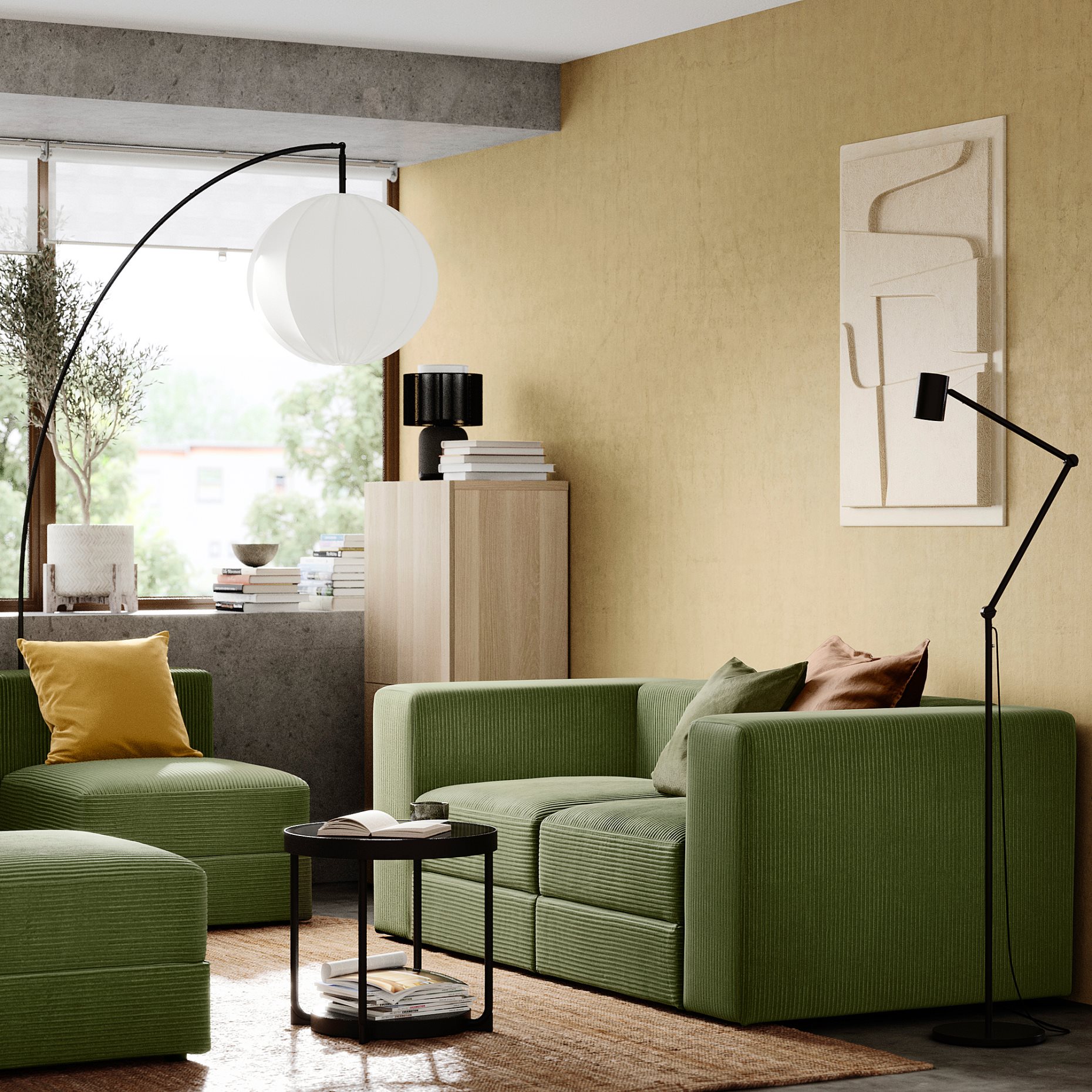 JÄTTEBO, 2-seat modular sofa, 294.714.05
