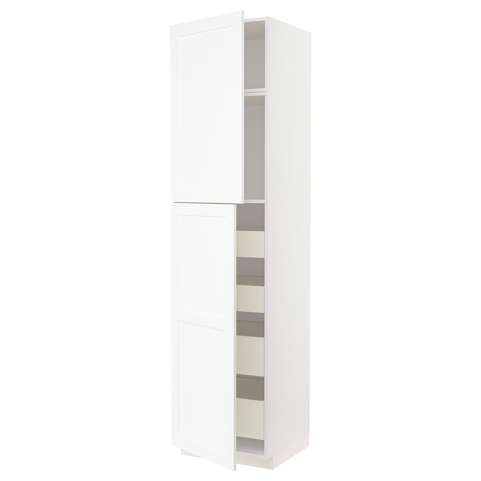 METOD, high cabinet with 2 doors/4 drawers, 60x60x240 cm, 294.733.29