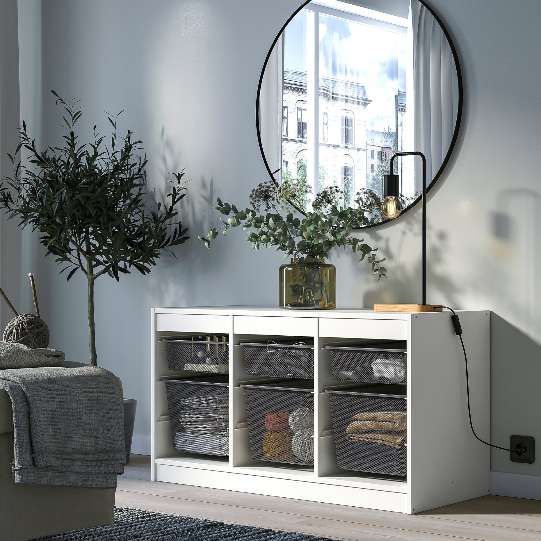 TROFAST, storage combination with boxes, 99x44x56 cm, 294.798.35