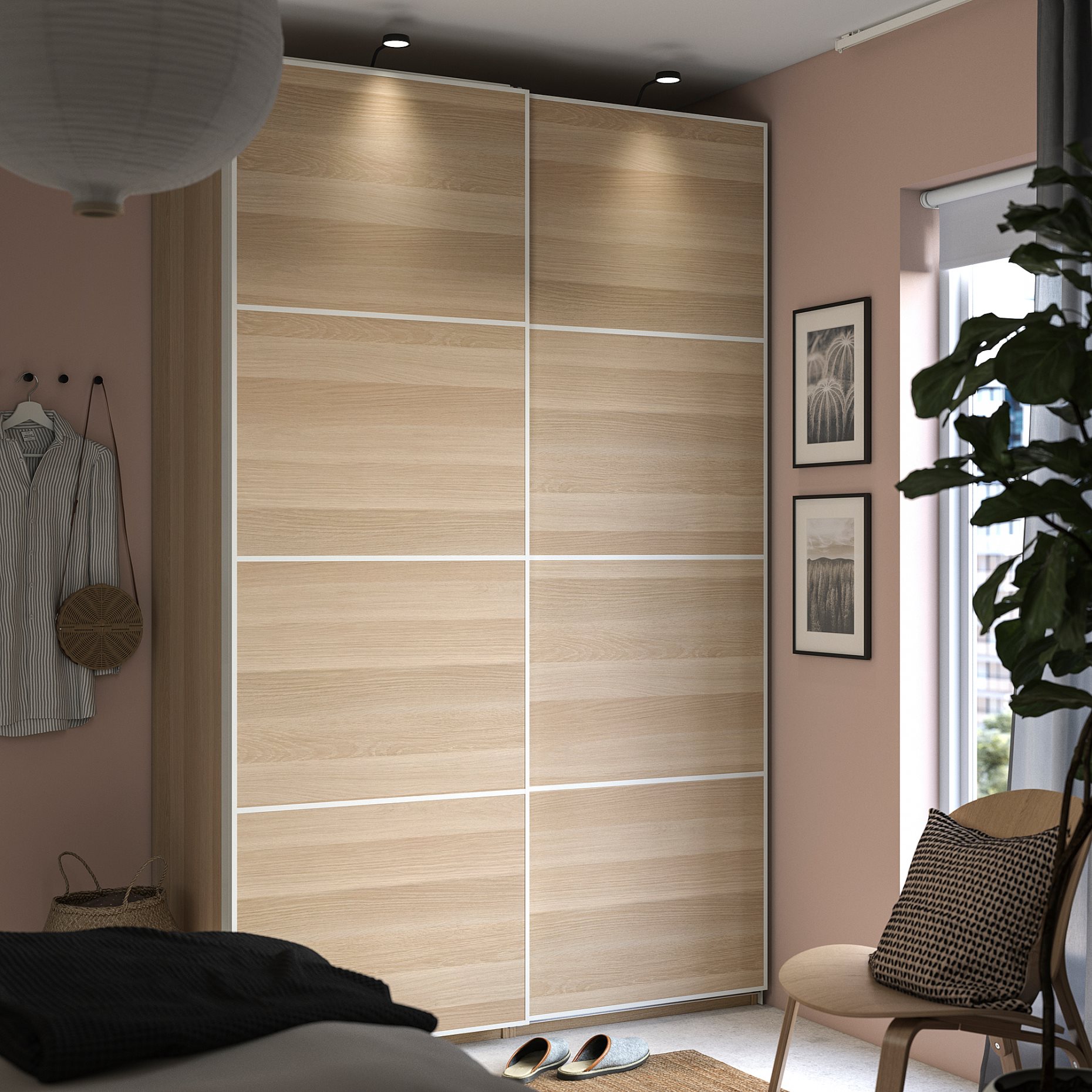 PAX/MEHAMN, wardrobe combination, 150x66x236 cm, 295.028.12