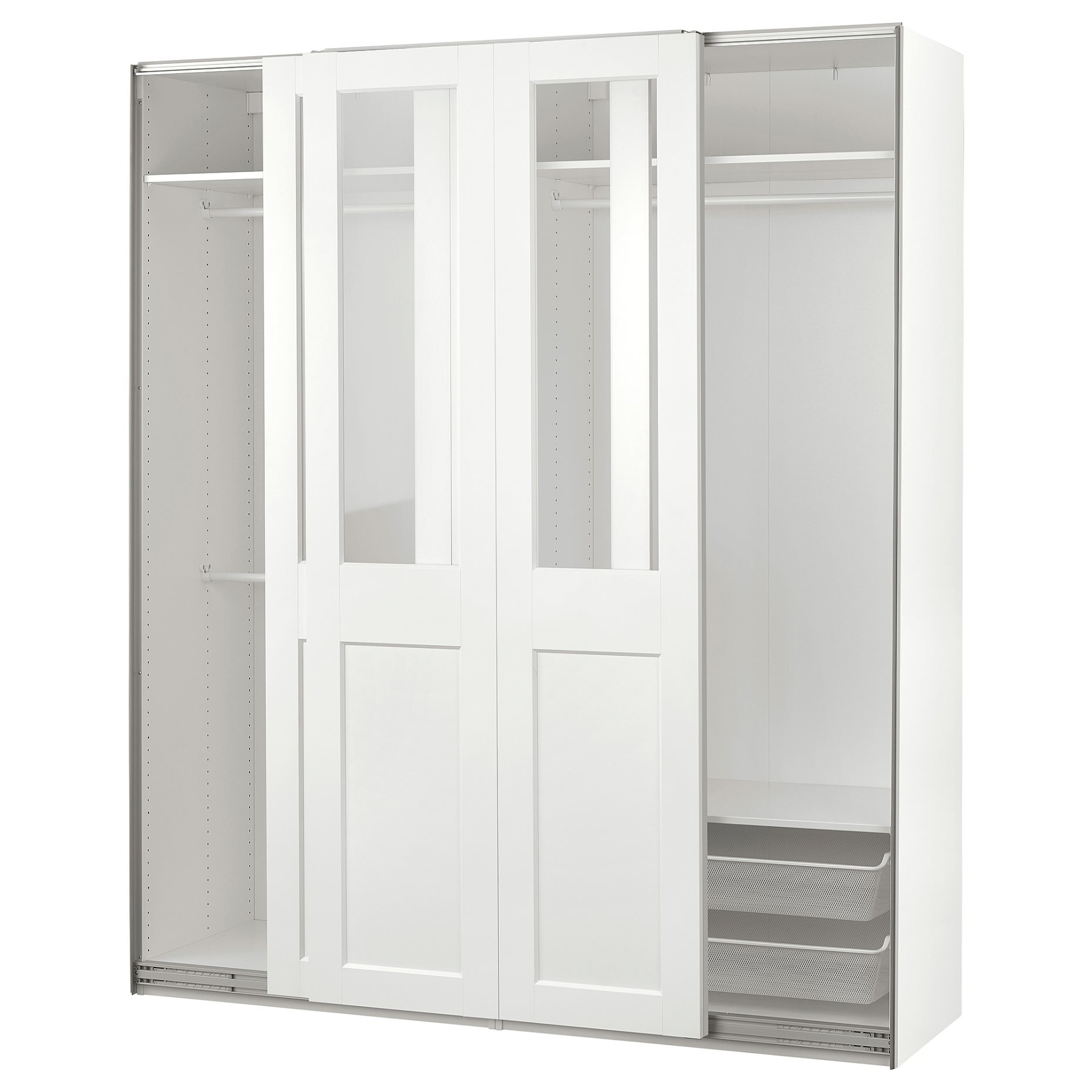 PAX/GRIMO, wardrobe combination, 200x66x236 cm, 295.028.50
