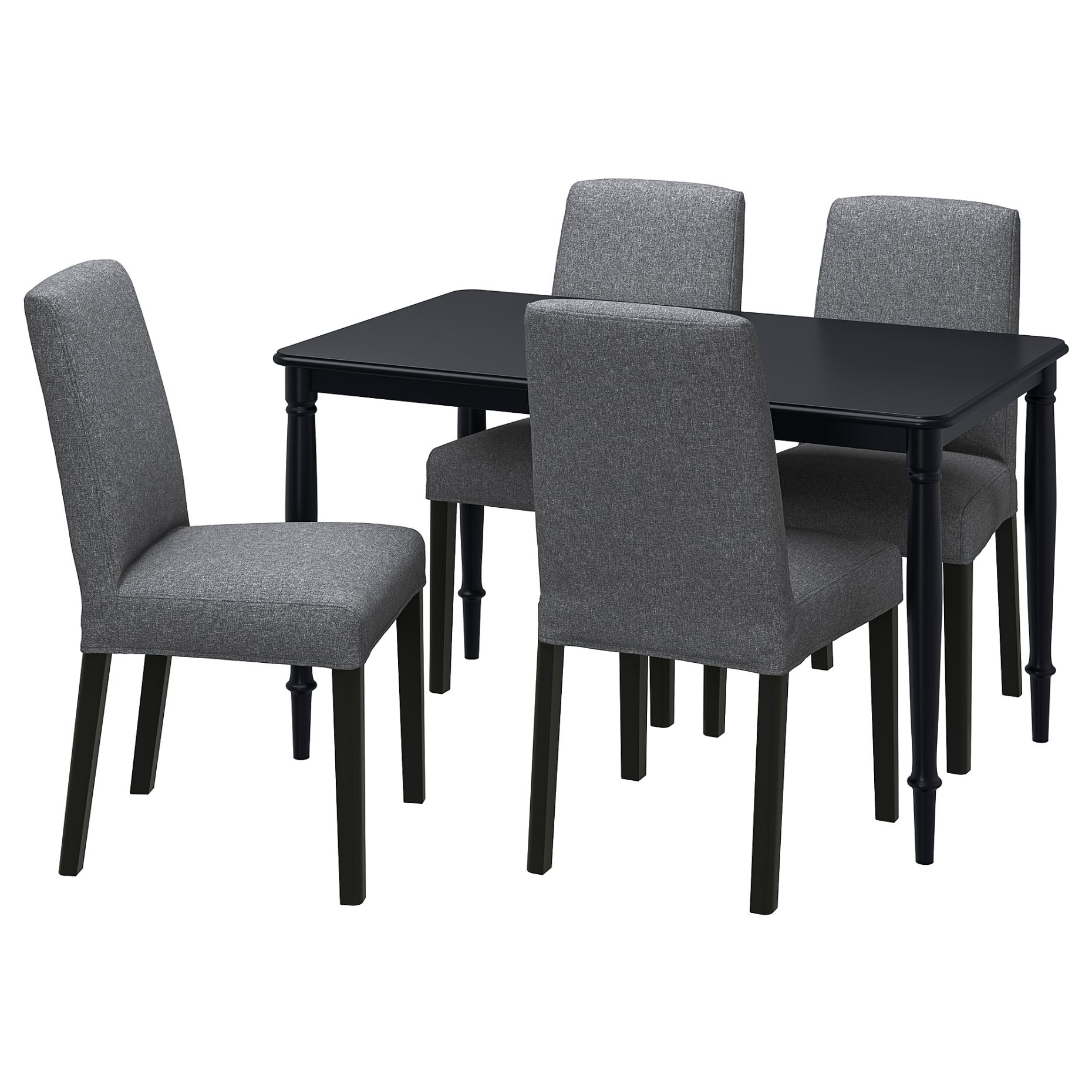 DANDERYD/BERGMUND, τραπέζι και 4 καρέκλες, 130 cm, 295.443.03