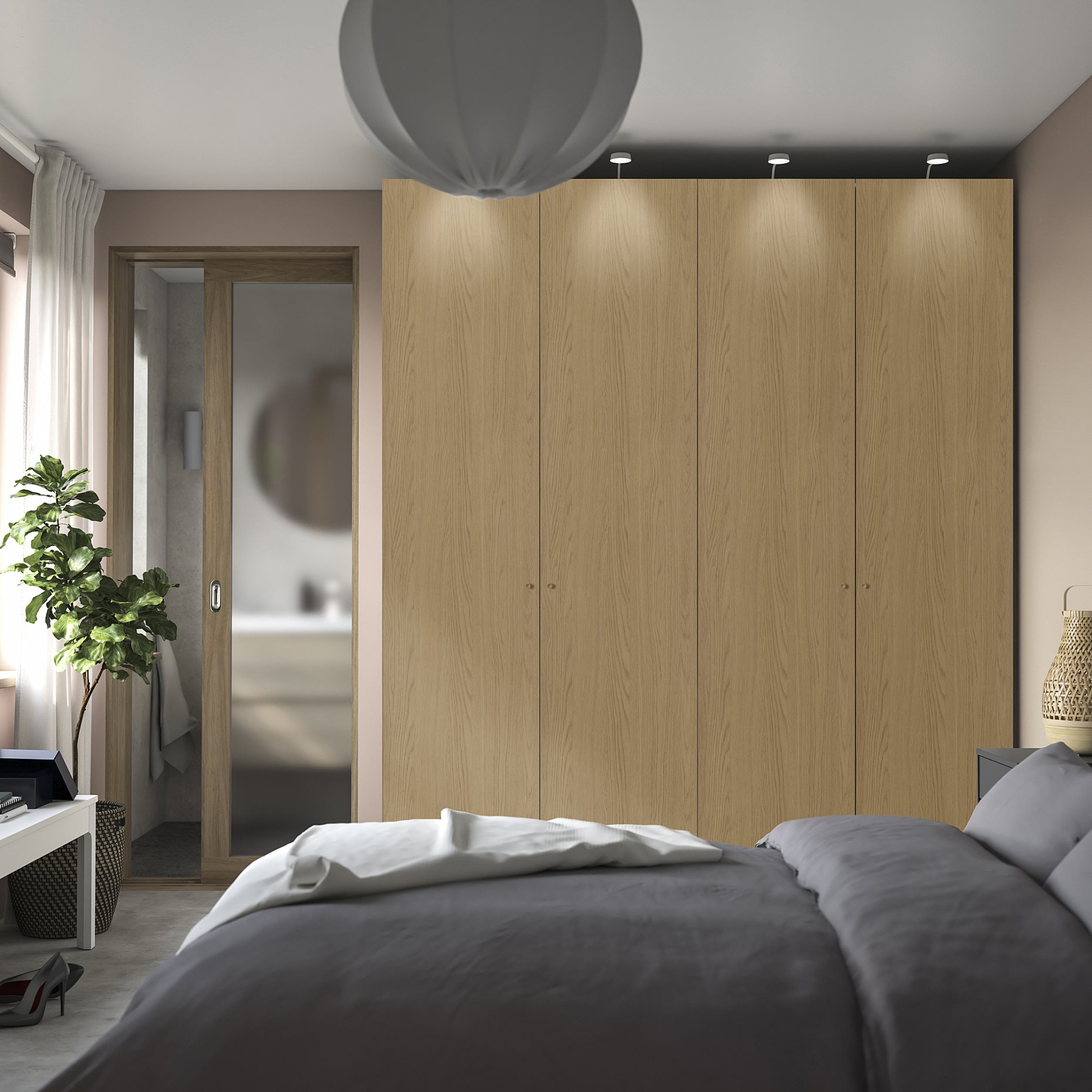 PAX/STORKLINTA, wardrobe combination, 200x60x236 cm, 295.627.16