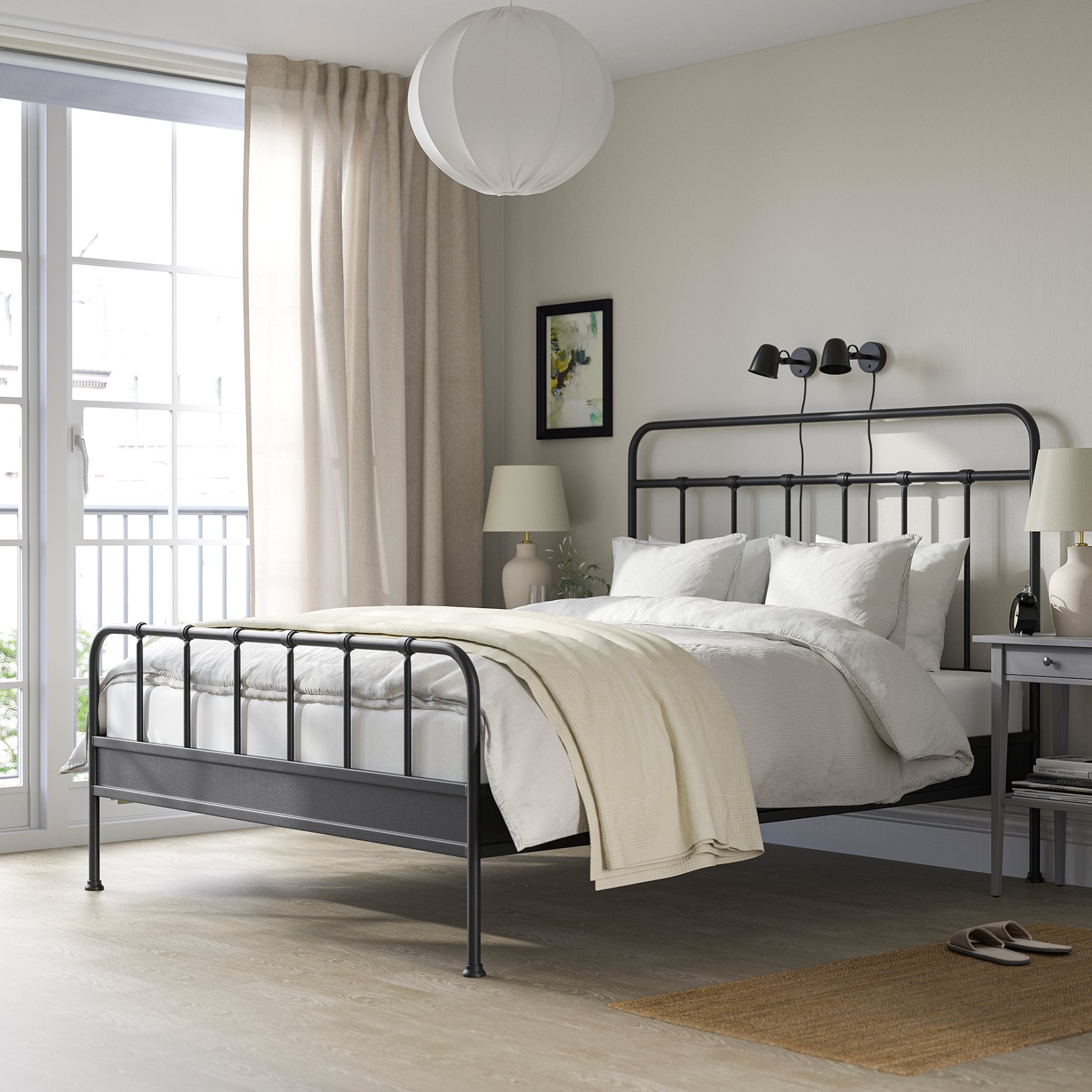 STJARNO, bed frame, 160x200 cm, 295.633.96