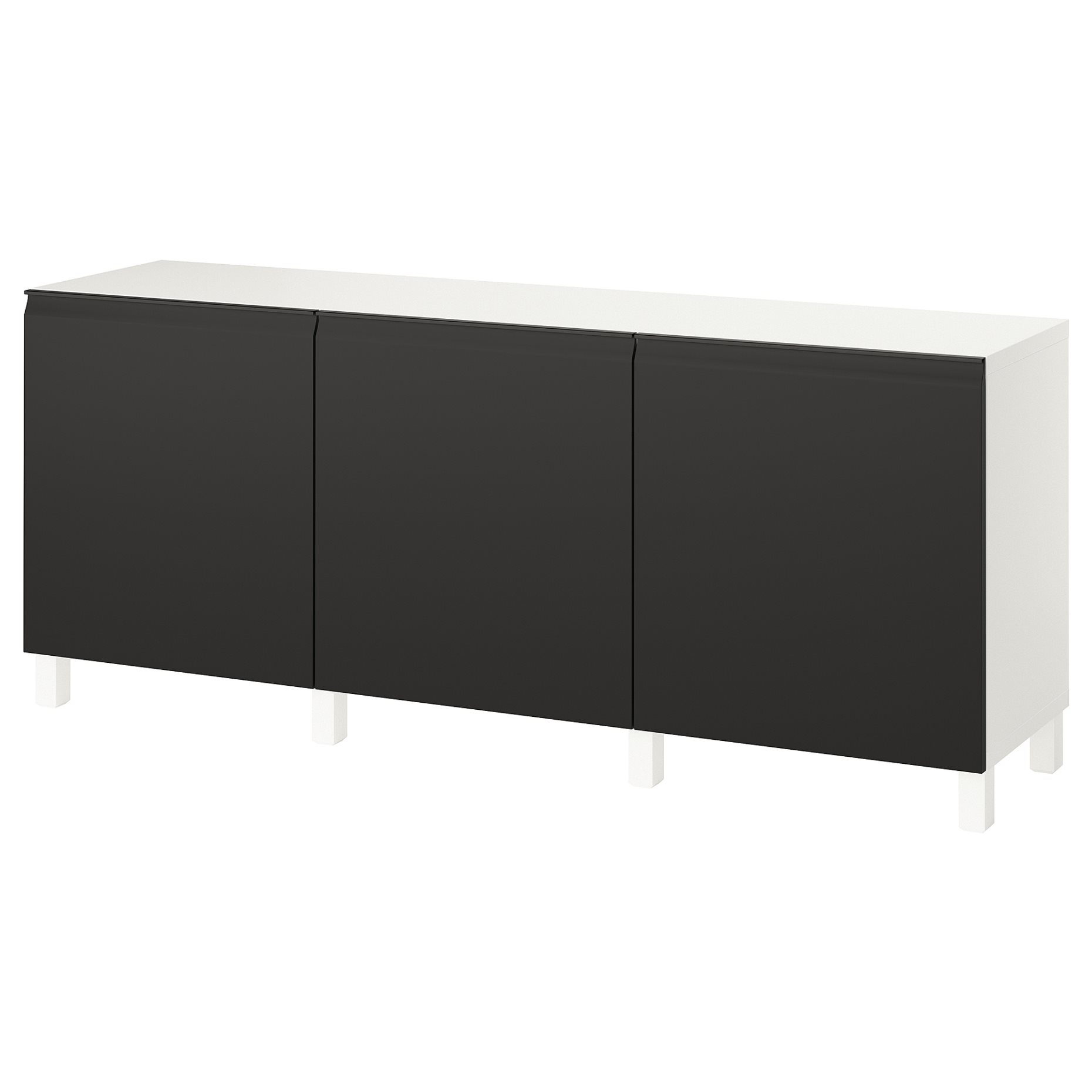 BESTÅ, storage combination with doors, 180x42x74 cm, 295.693.41