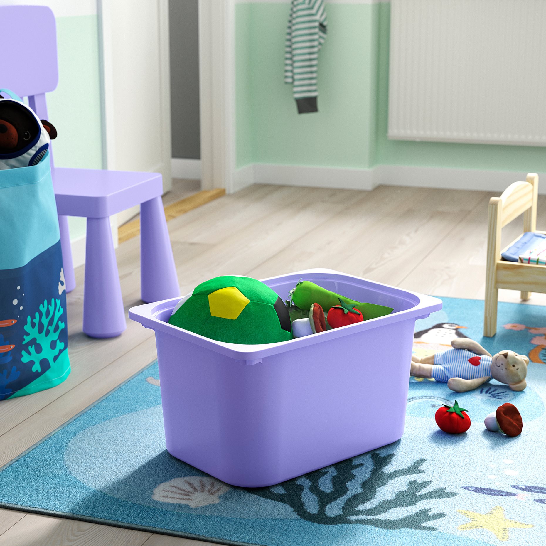 TROFAST, storage combination with boxes, 46x30x94 cm, 295.751.58
