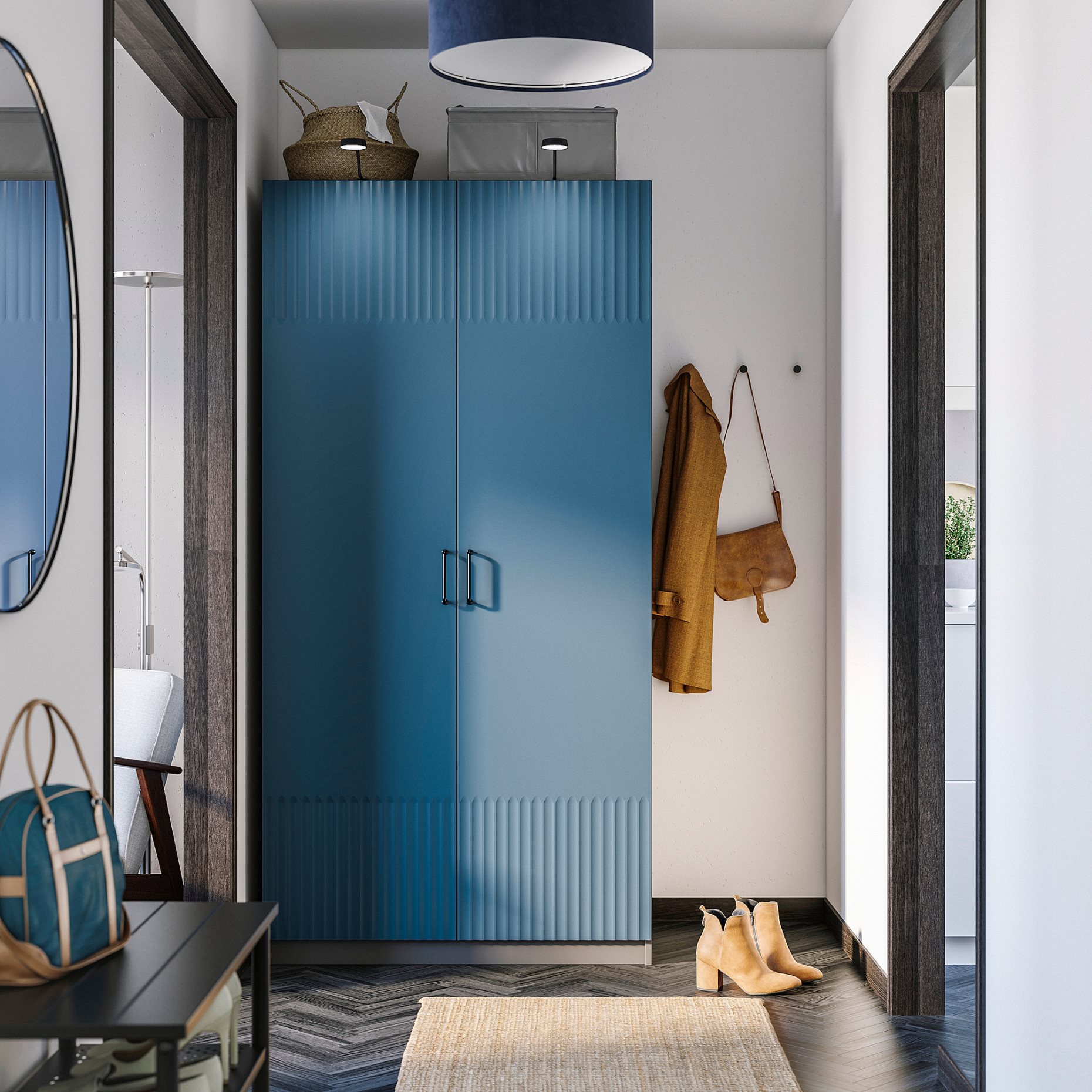 PAX/FYRUDDEN, wardrobe combination, 100x60x201 cm, 295.815.93