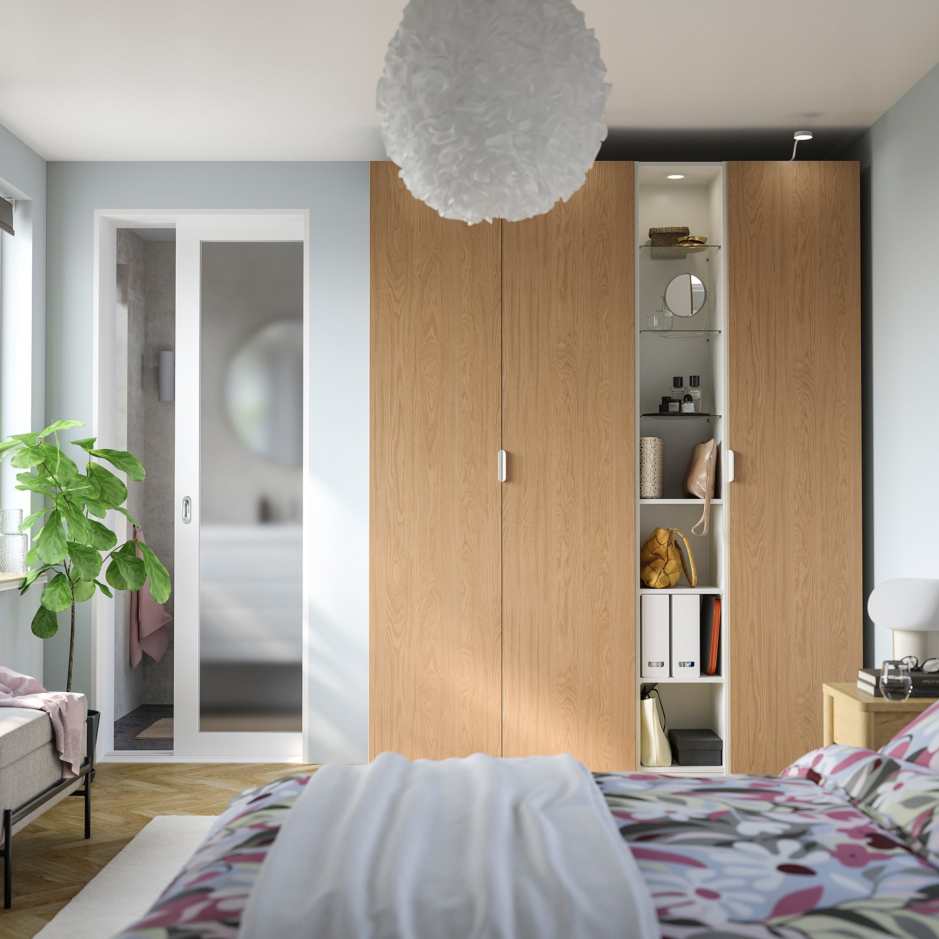 PAX/STORKLINTA, wardrobe combination, 185x60x236 cm, 296.072.20