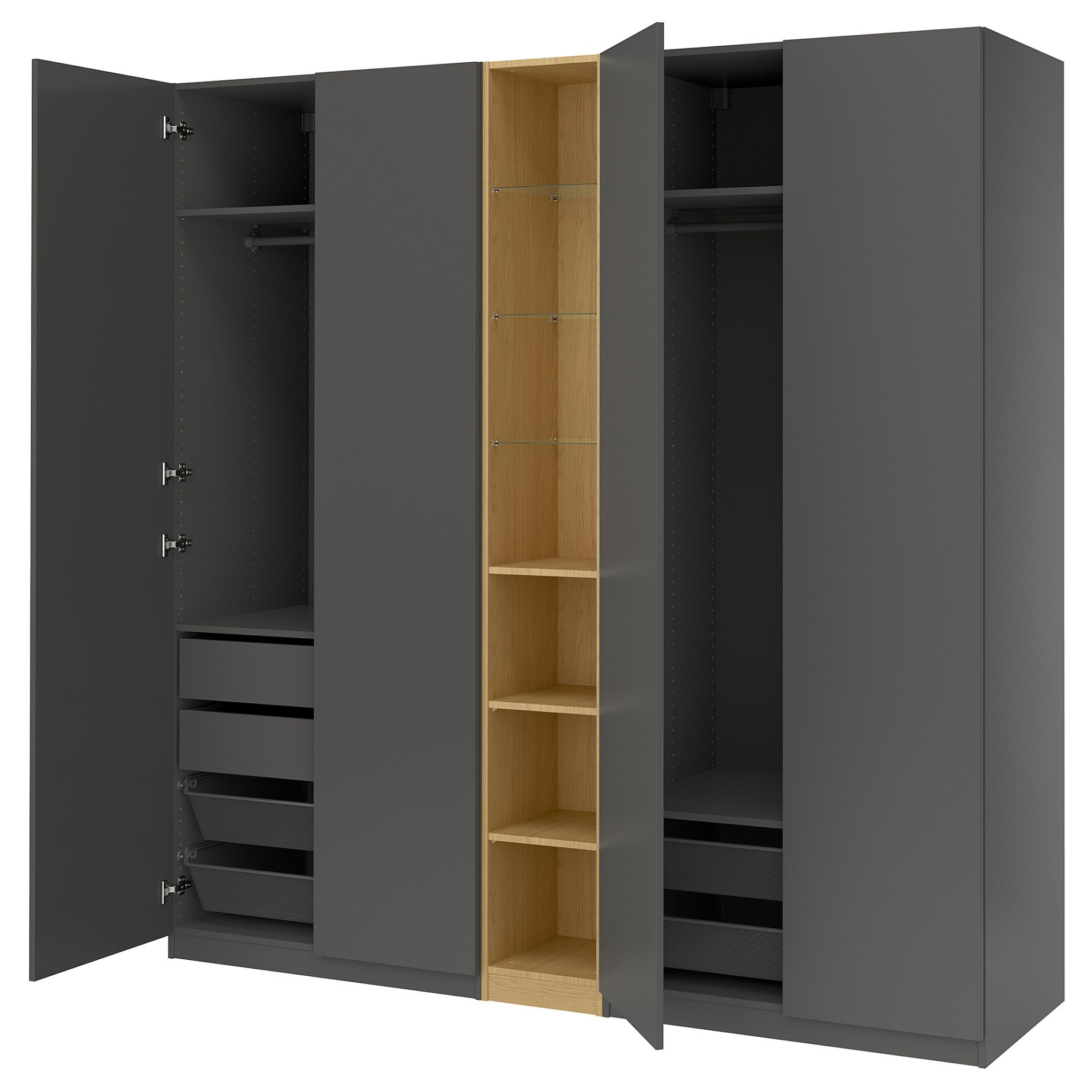 PAX/FORSAND, wardrobe combination, 235x60x236 cm, 296.073.57
