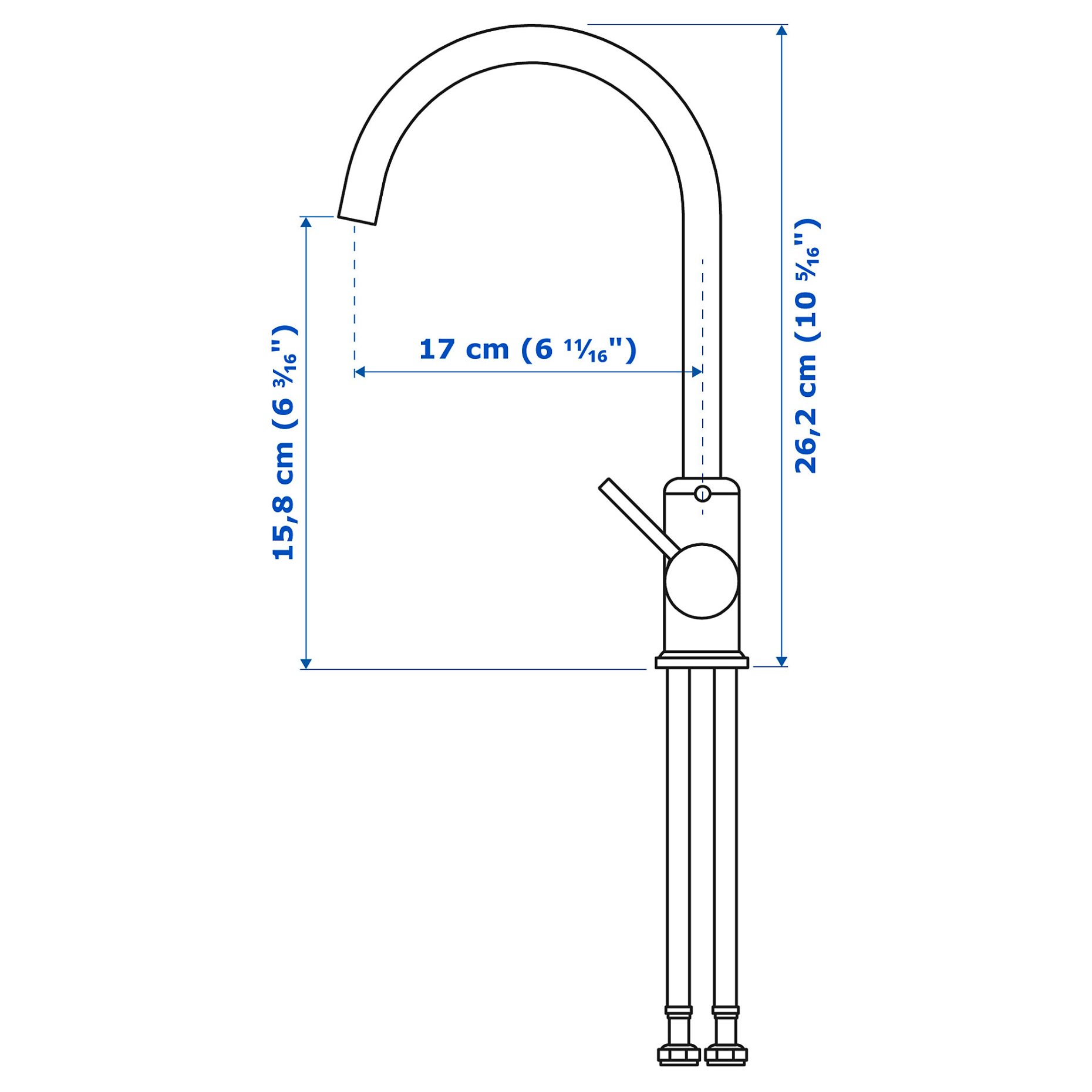 GLYPEN, mixer tap, 304.423.65