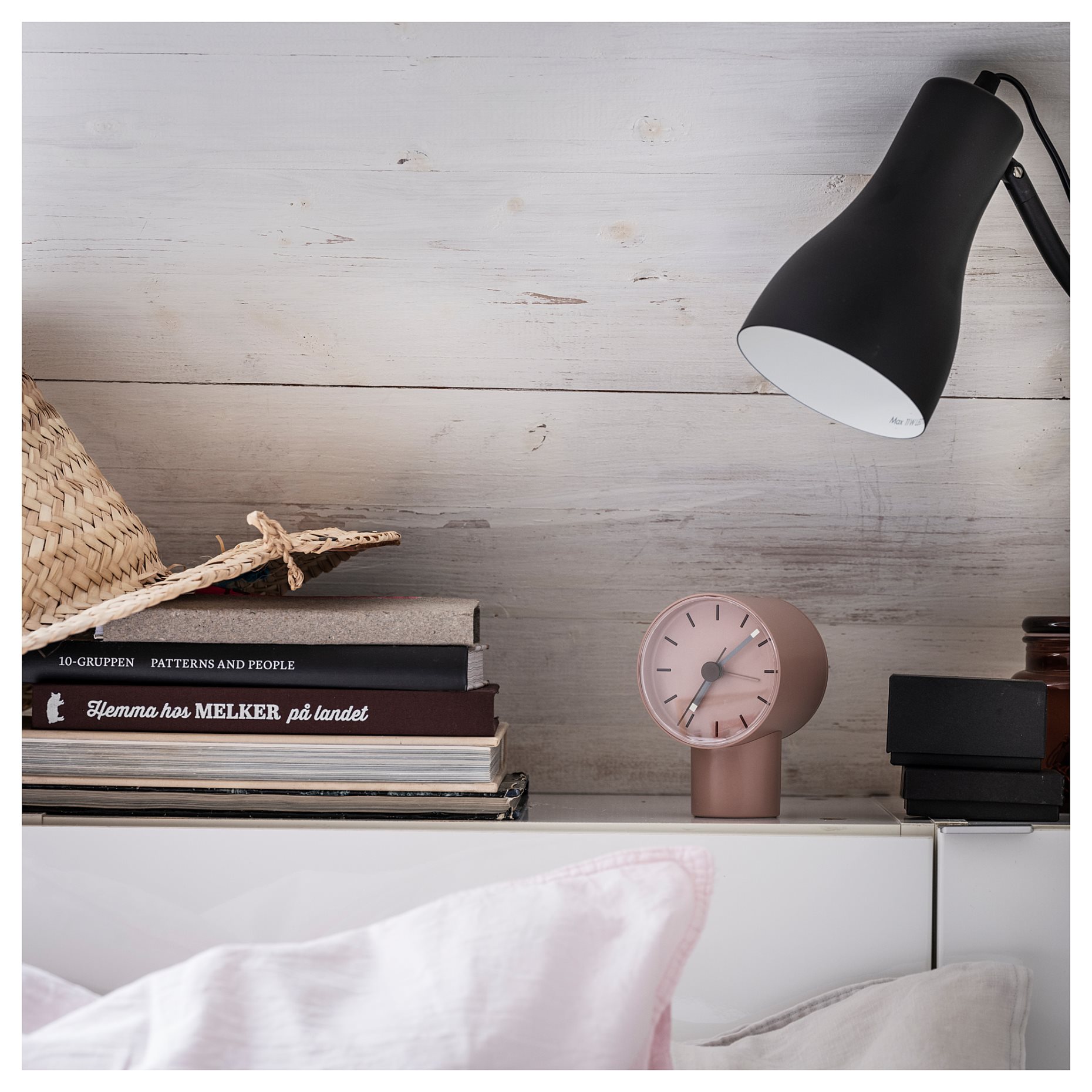 BONDTOLVAN, alarm clock/analog, 8x9 cm, 305.110.14