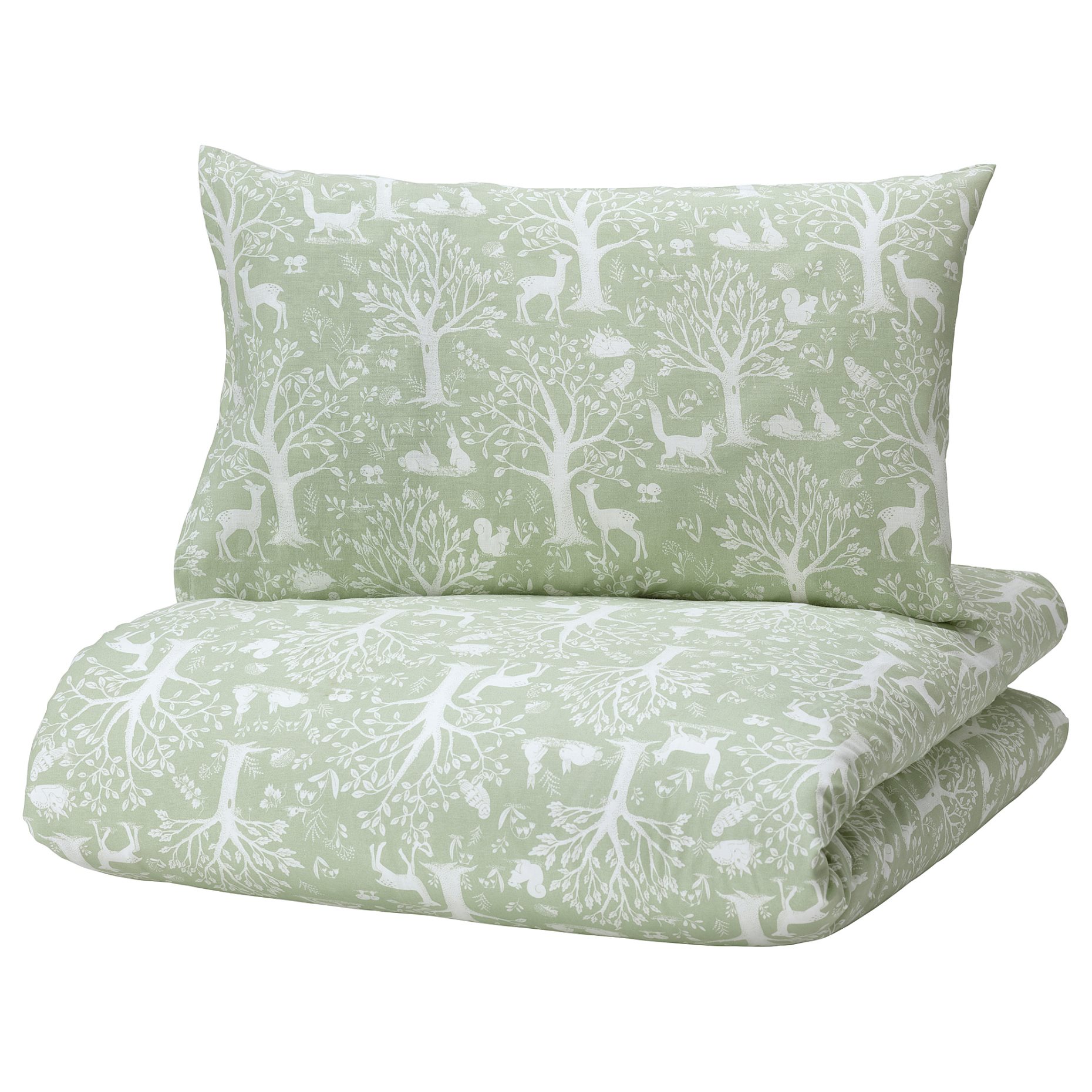 TROLLDOM, duvet cover 1 pillowcase for cot, 110x125/35x55 cm, 305.143.95