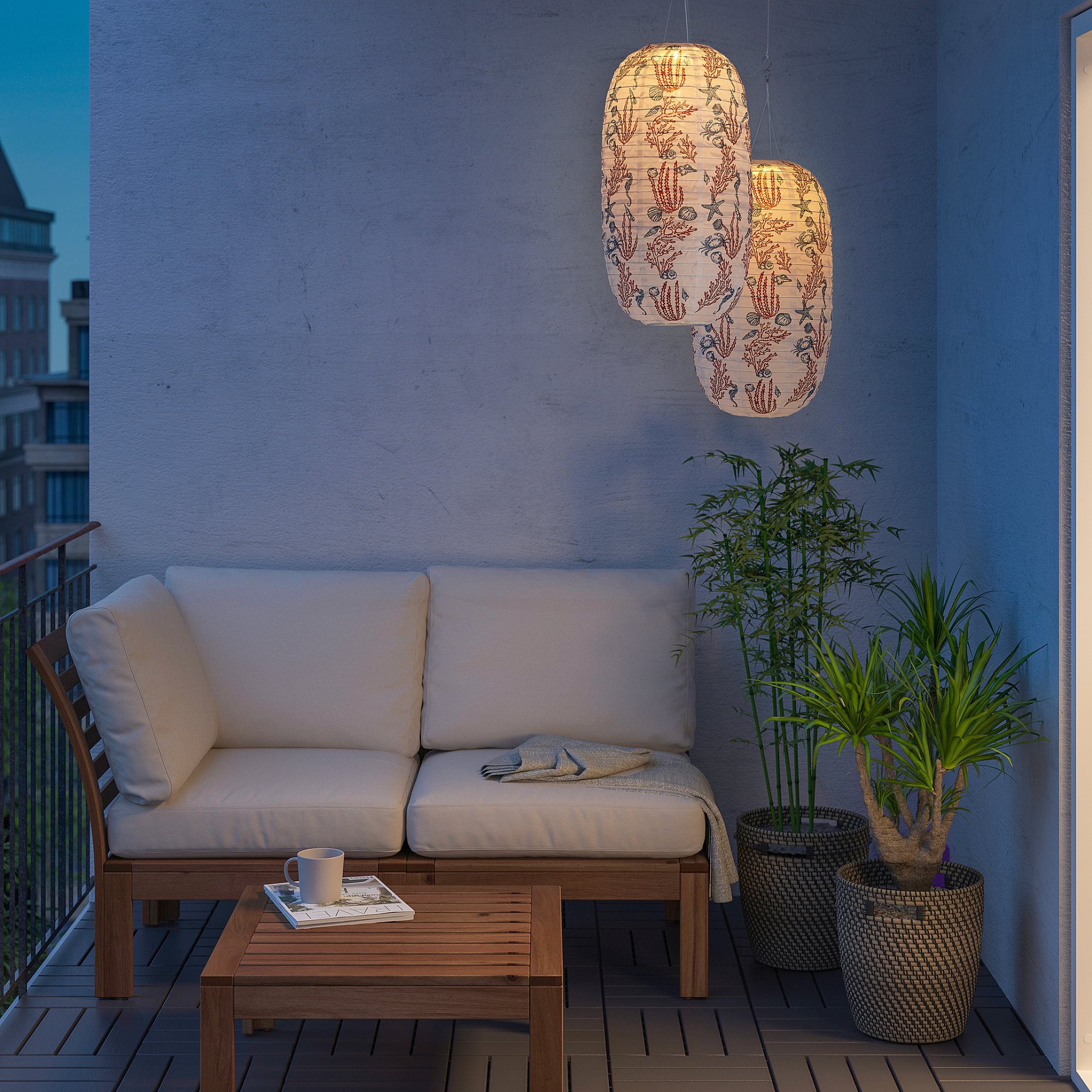 SOLVINDEN, ηλιακό κρεμαστό φωτιστικό με ενσωματωμένο φωτισμό LED/εξωτερικού χώρου οβάλ, 33 cm, 305.144.99