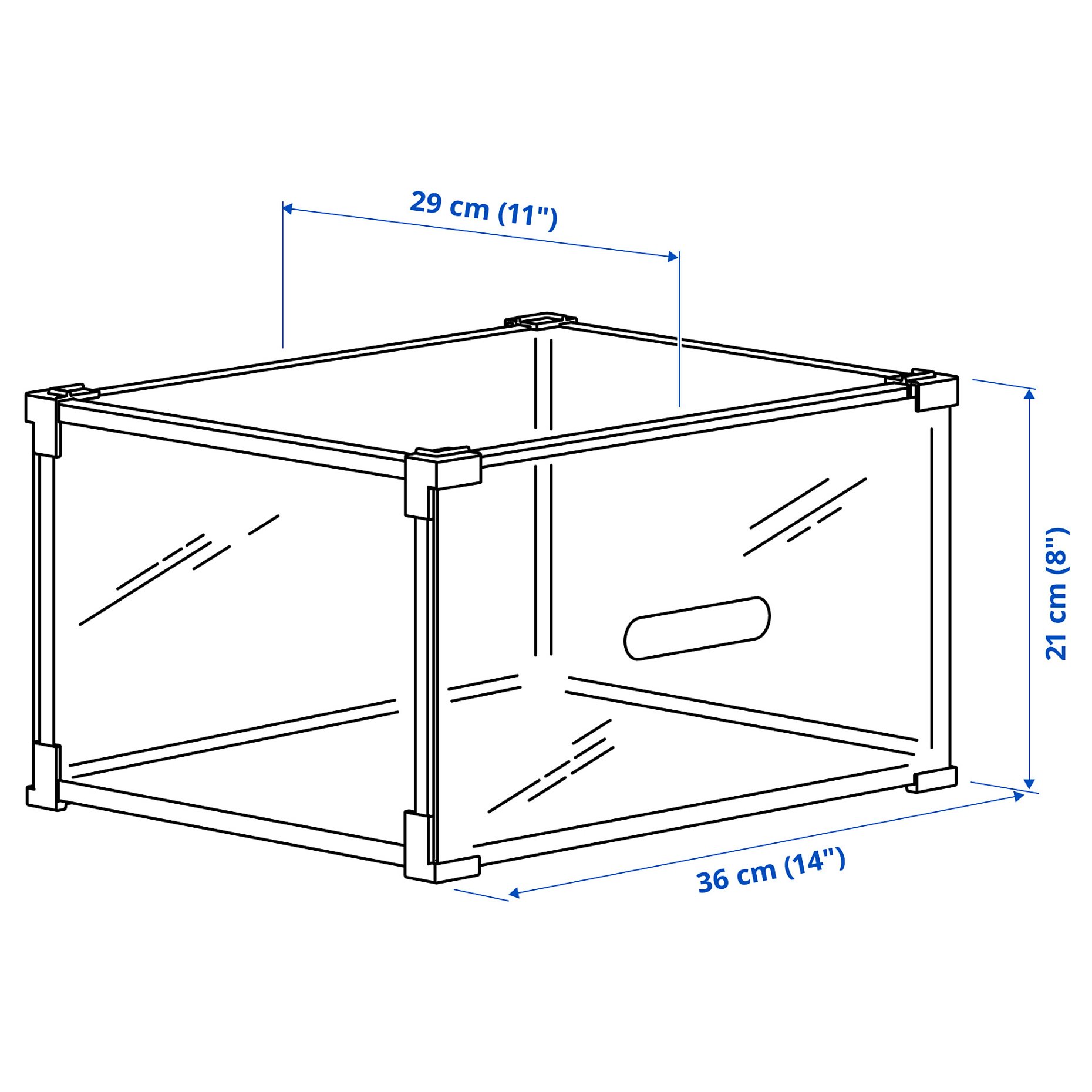 SKUFFEN, shoe box, 36x29x21 cm, 305.323.56