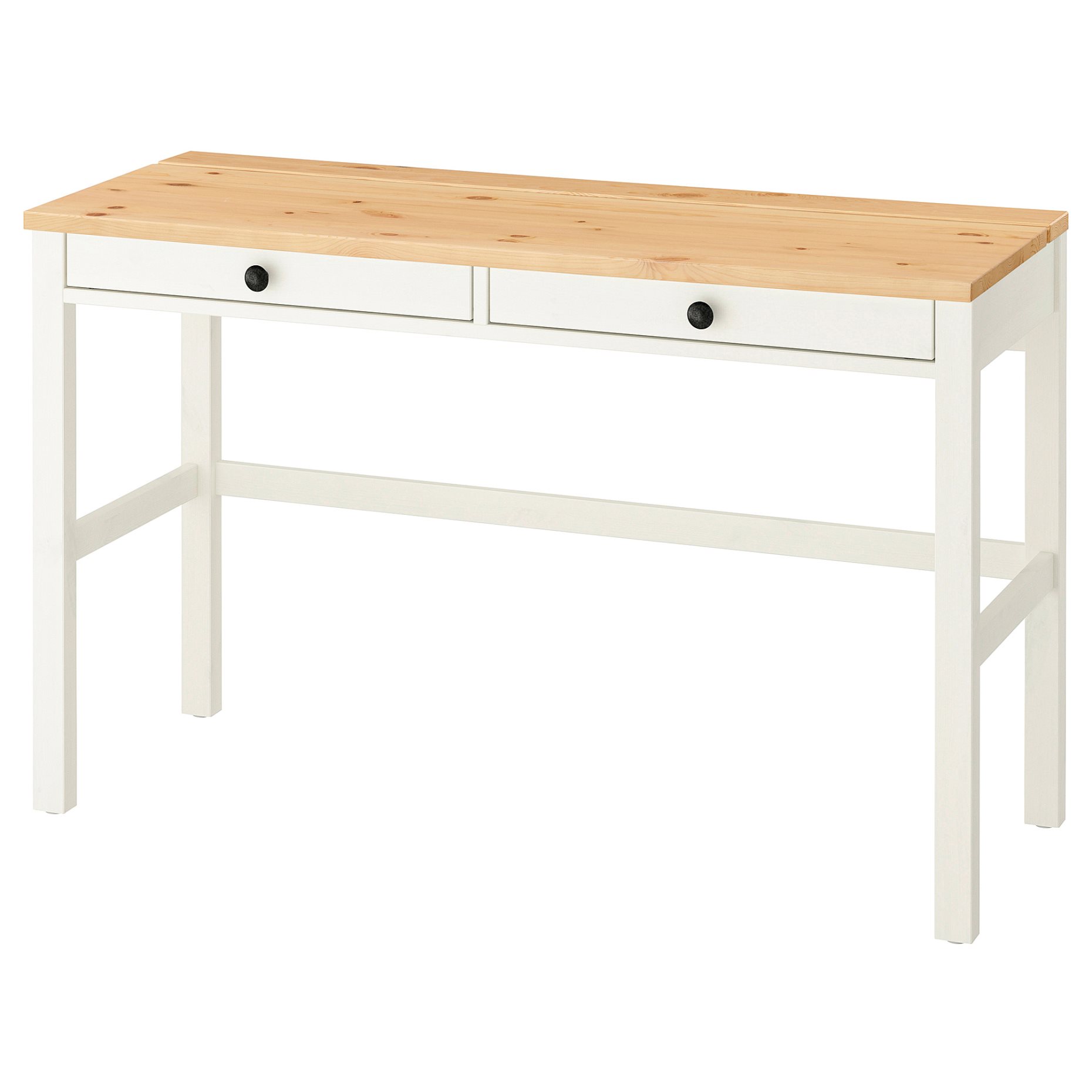 HEMNES, γραφείο με 2 συρτάρια, 120x47 cm, 305.349.54