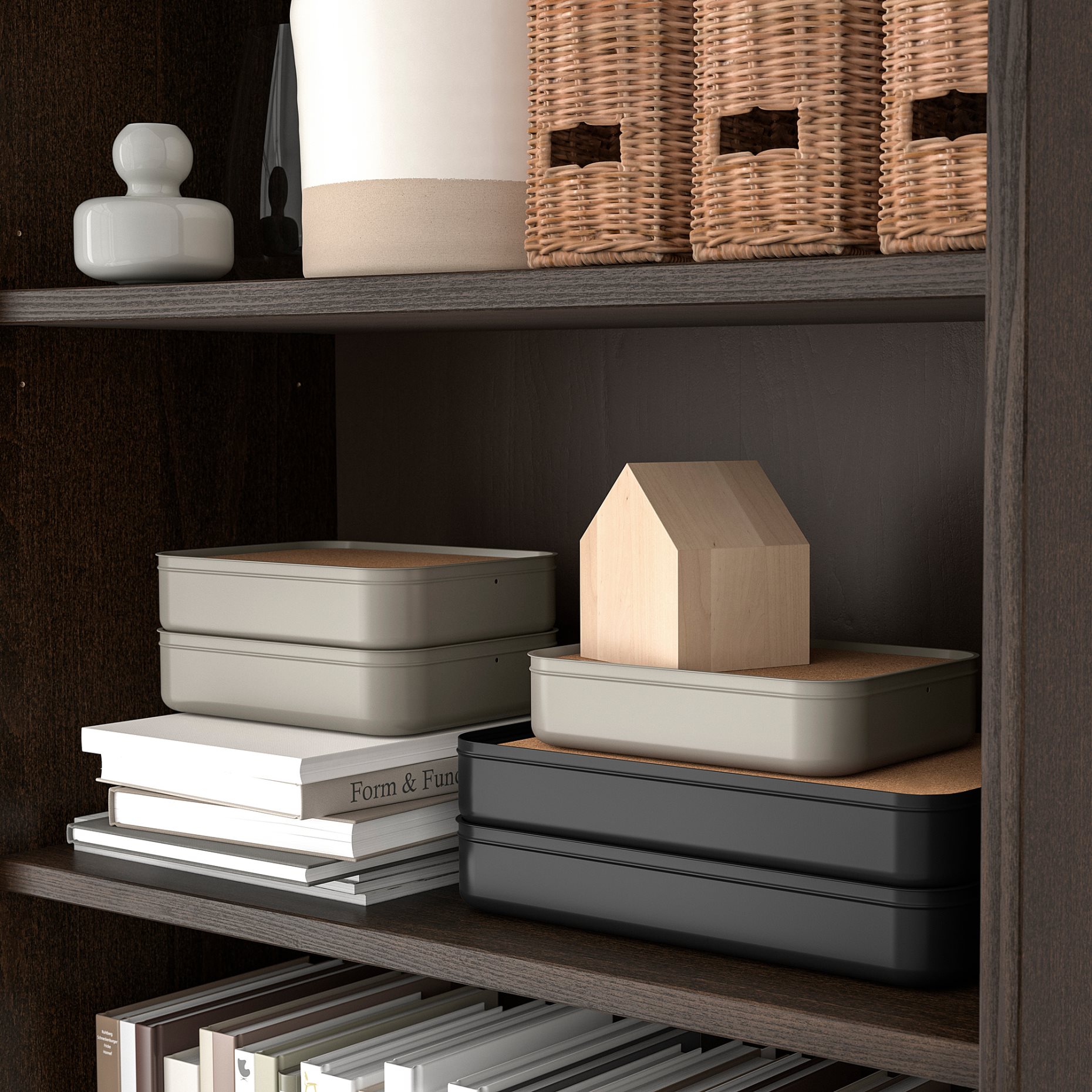 HARVMATTA, box with lid, 24x35x6 cm, 305.553.00