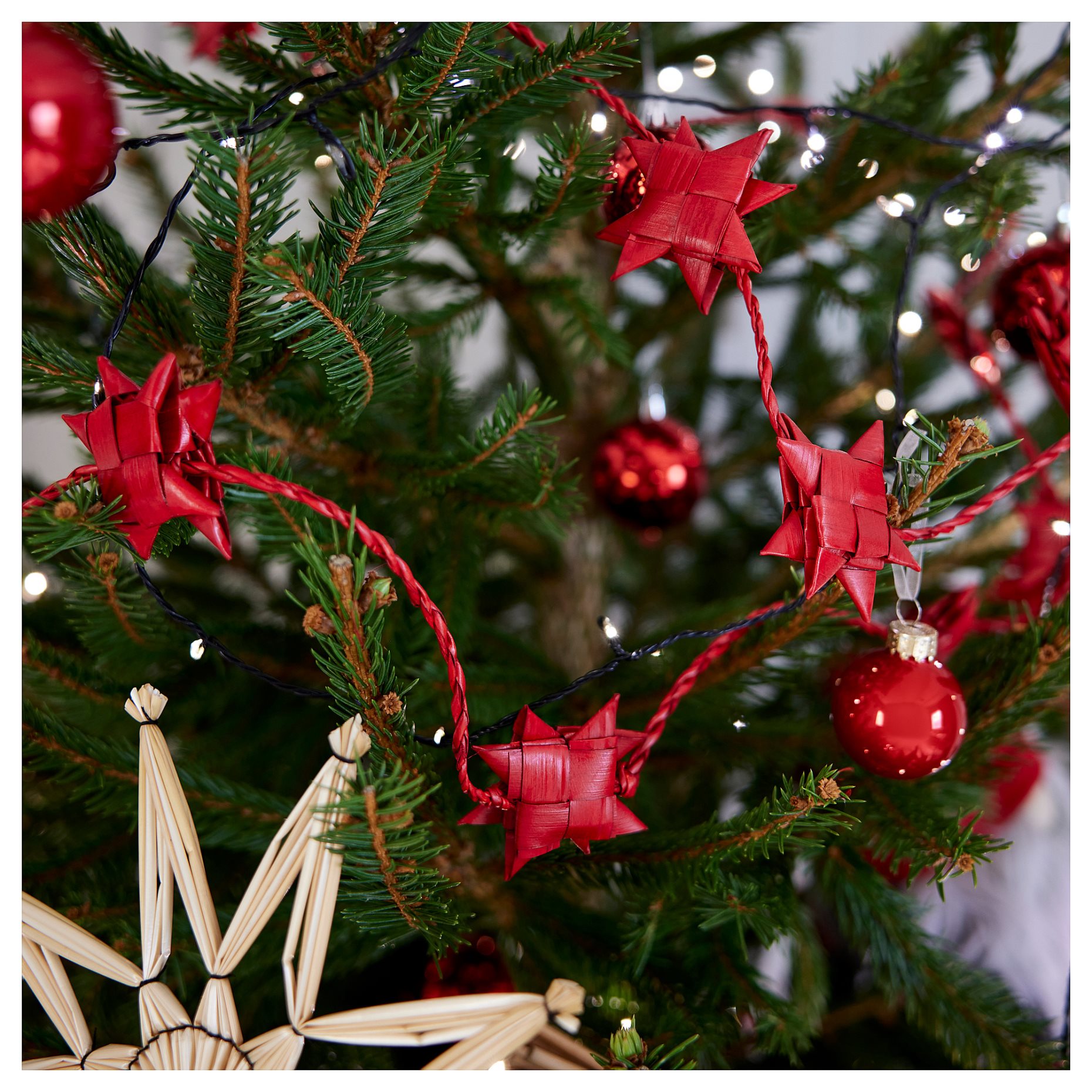 VINTERFINT, garland star-shaped, 5 m, 305.608.82