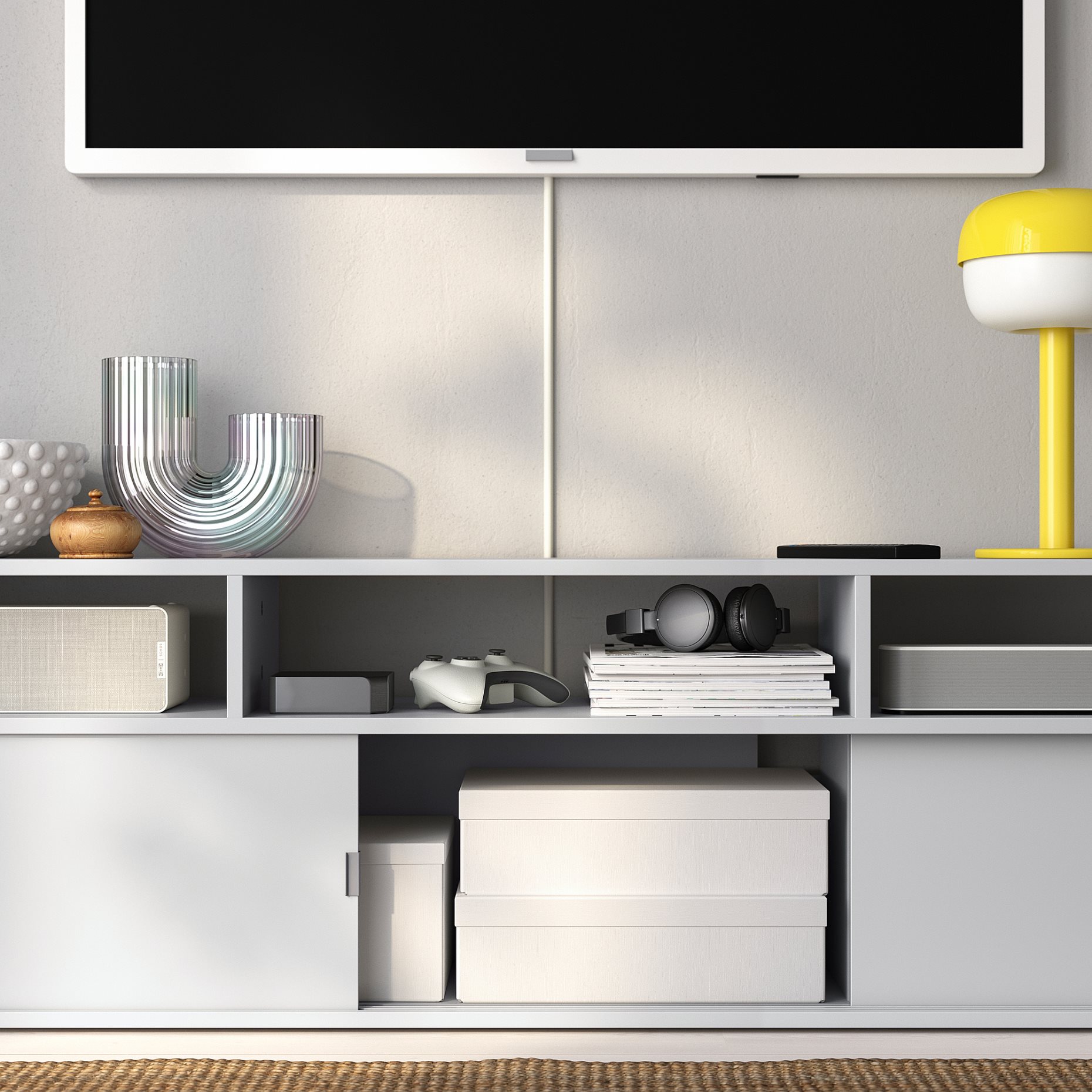 SPIKSMED, TV bench, 155x32x44 cm, 305.655.11