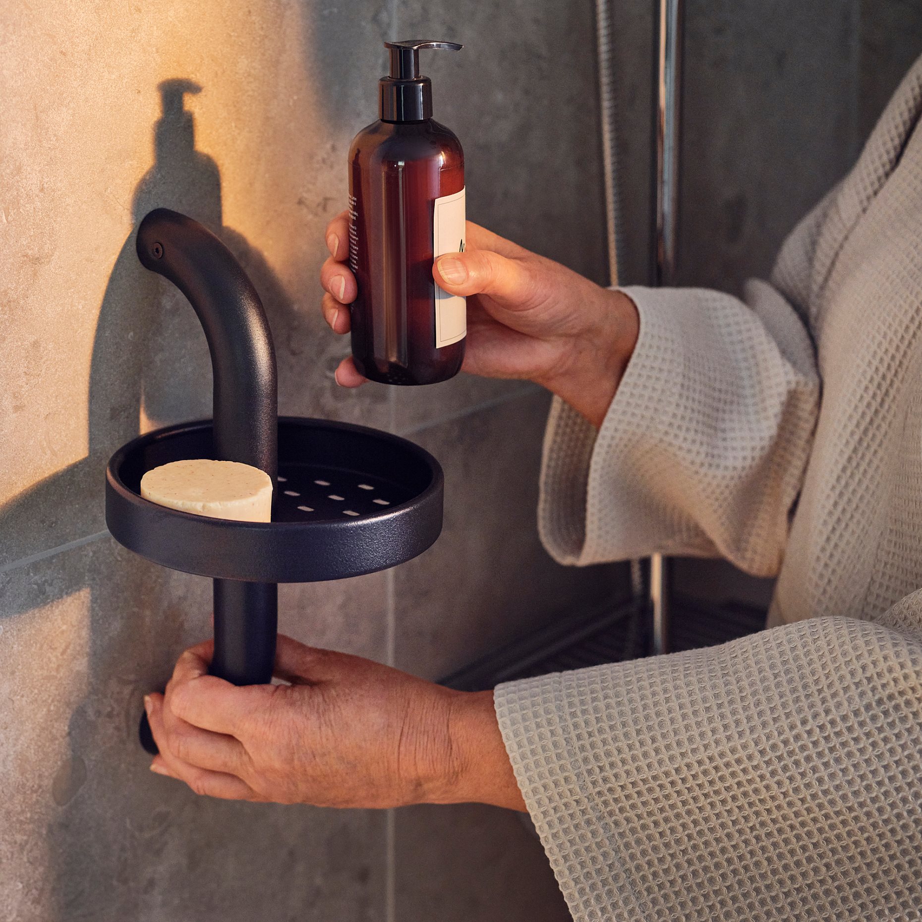 BÄSINGEN, shower shelf, 16x29 cm, 305.959.90
