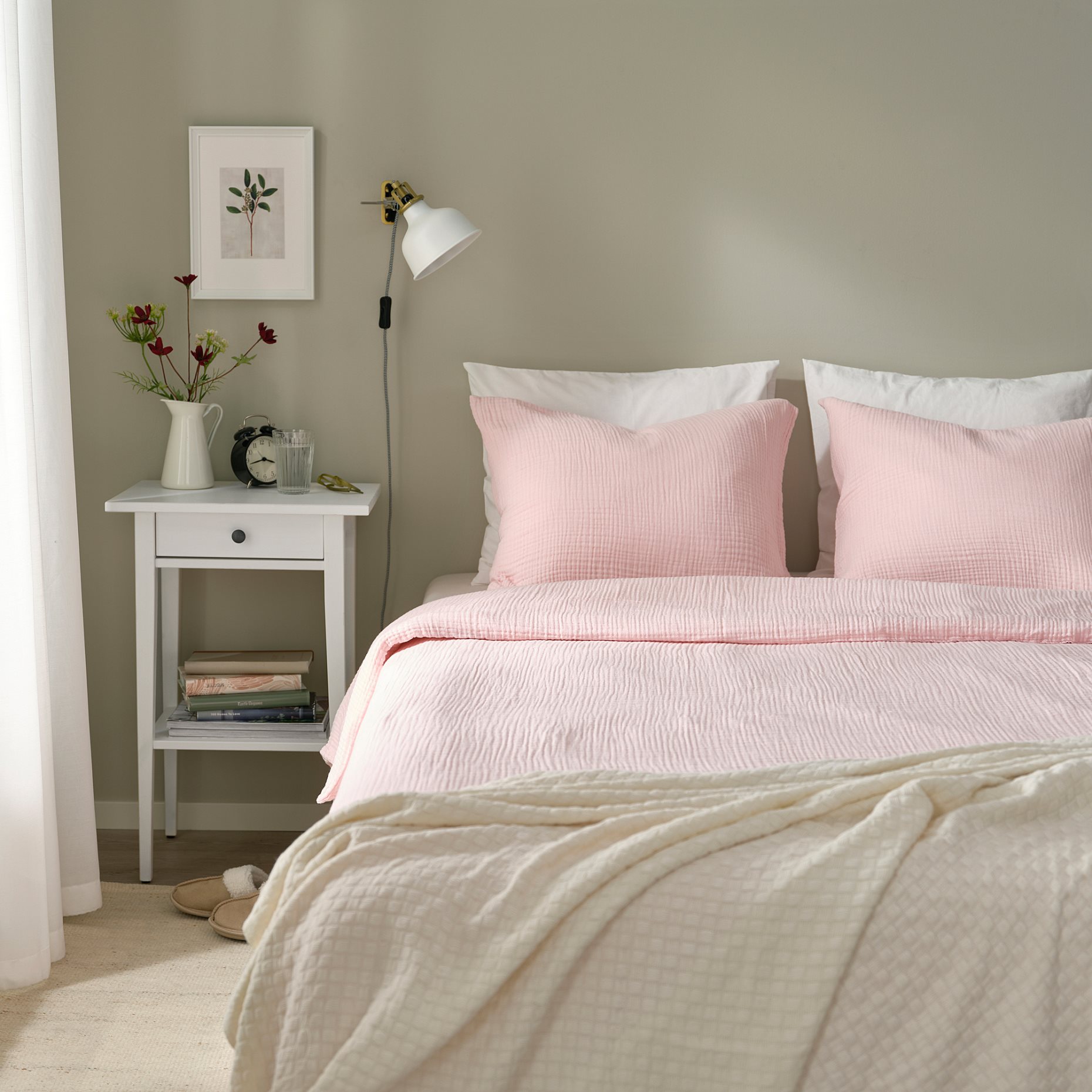 SCHERSMIN, duvet cover and pillowcase, 150x200/50x60 cm, 305.997.71