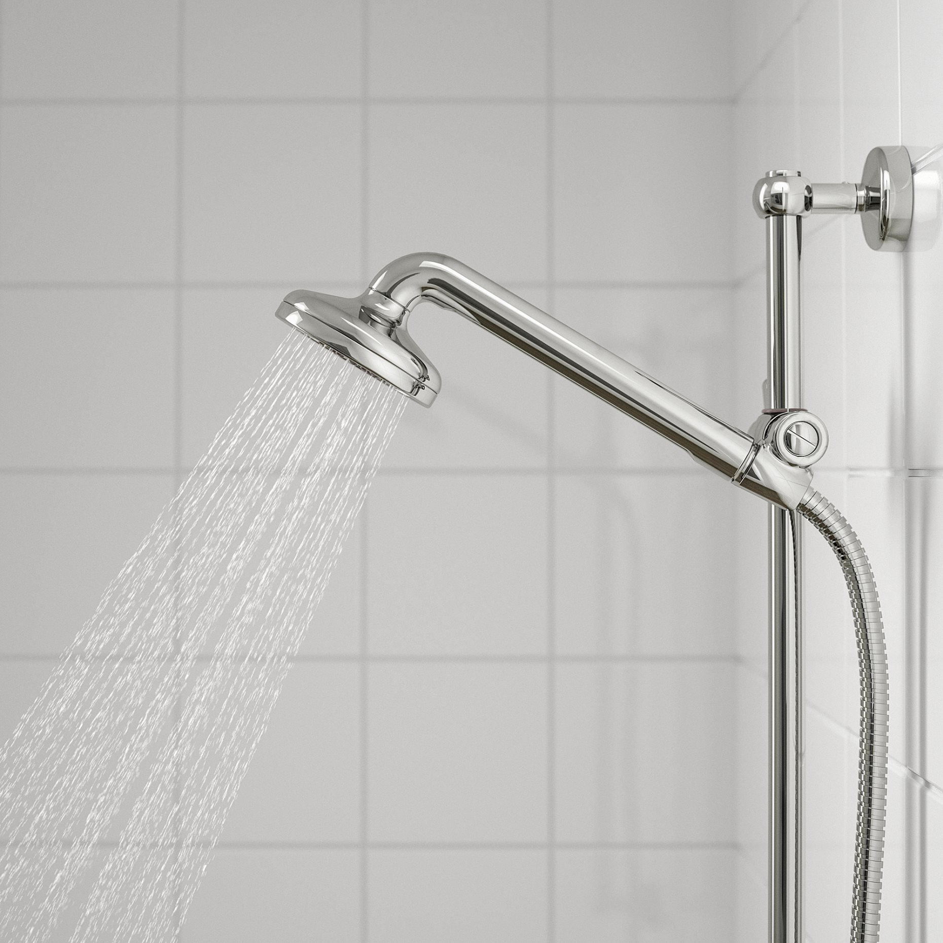 VOXNAN, head/handshower kit with diverter, 306.082.09