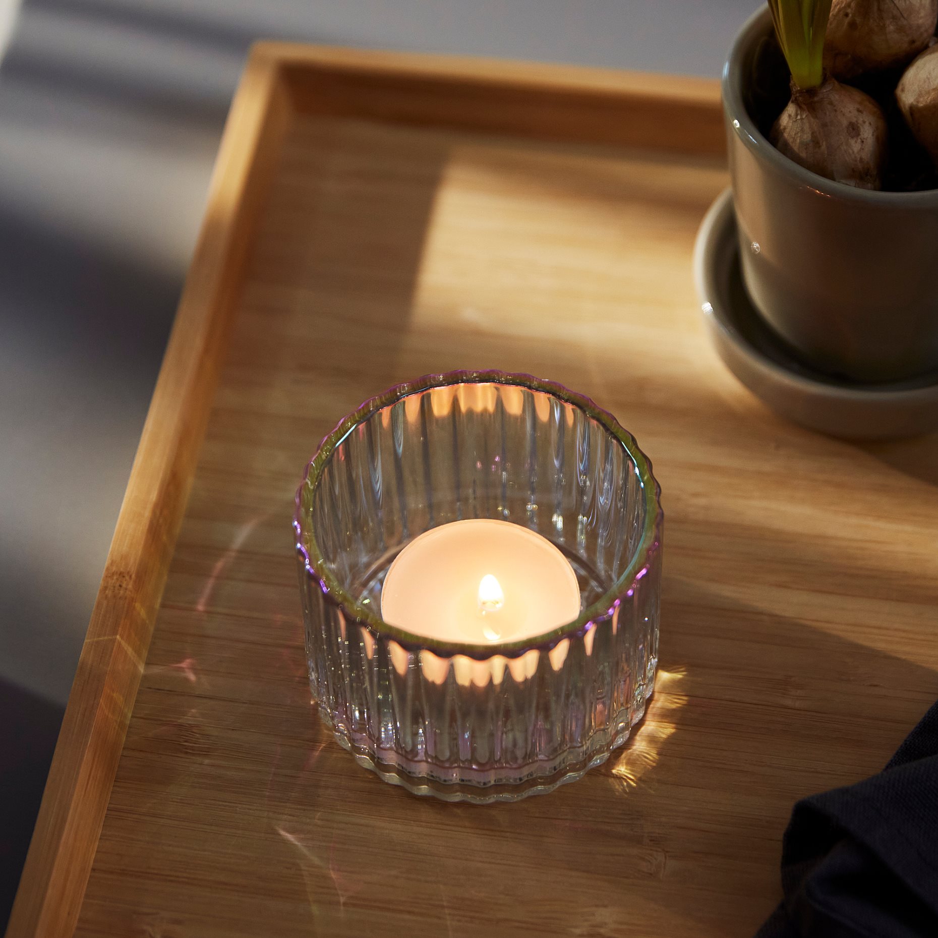 RÄFFELBJÖRK, candle holder, 5 cm, 306.085.01
